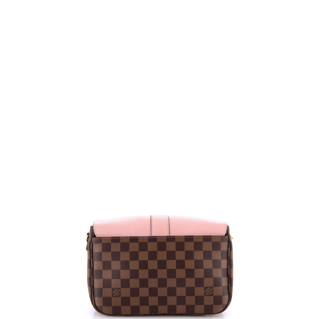 Clapton Handbag Damier and Leather PM