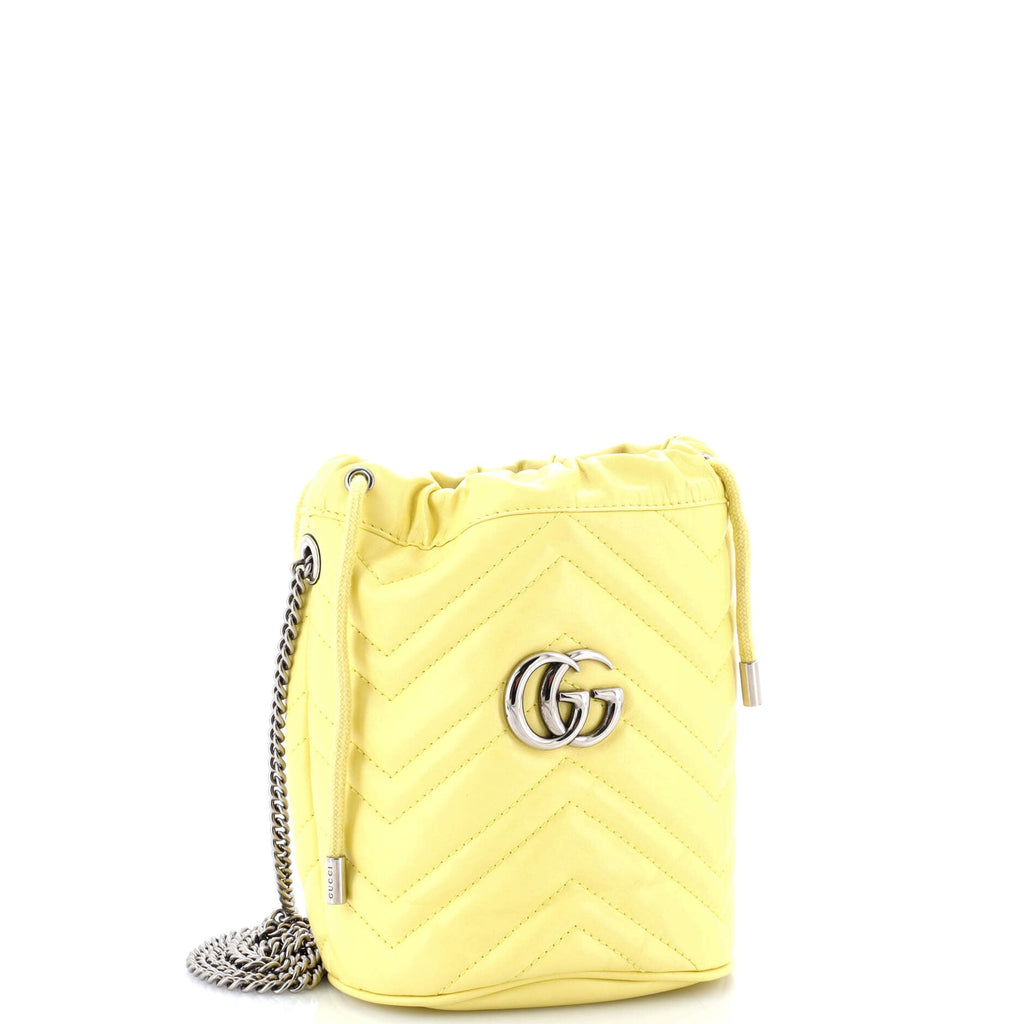 GG Marmont Bucket Bag Matelasse Leather Mini
