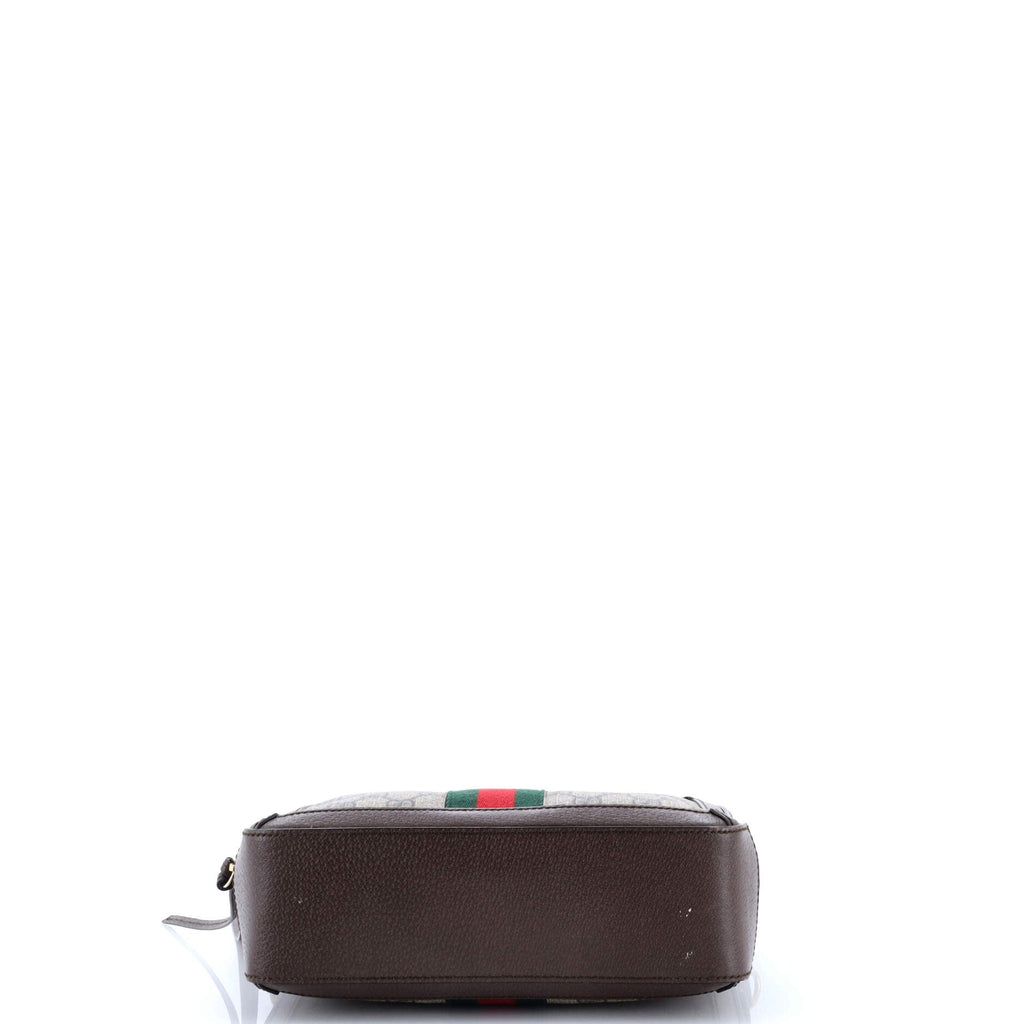 Ophidia Zip Around Camera Bag GG Coated Canvas Small