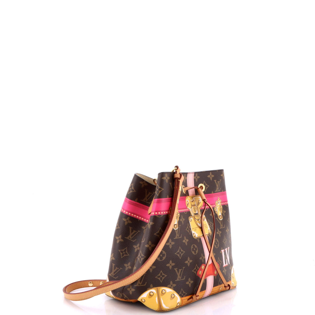 NeoNoe Handbag Limited Edition Summer Trunks Monogram Canvas