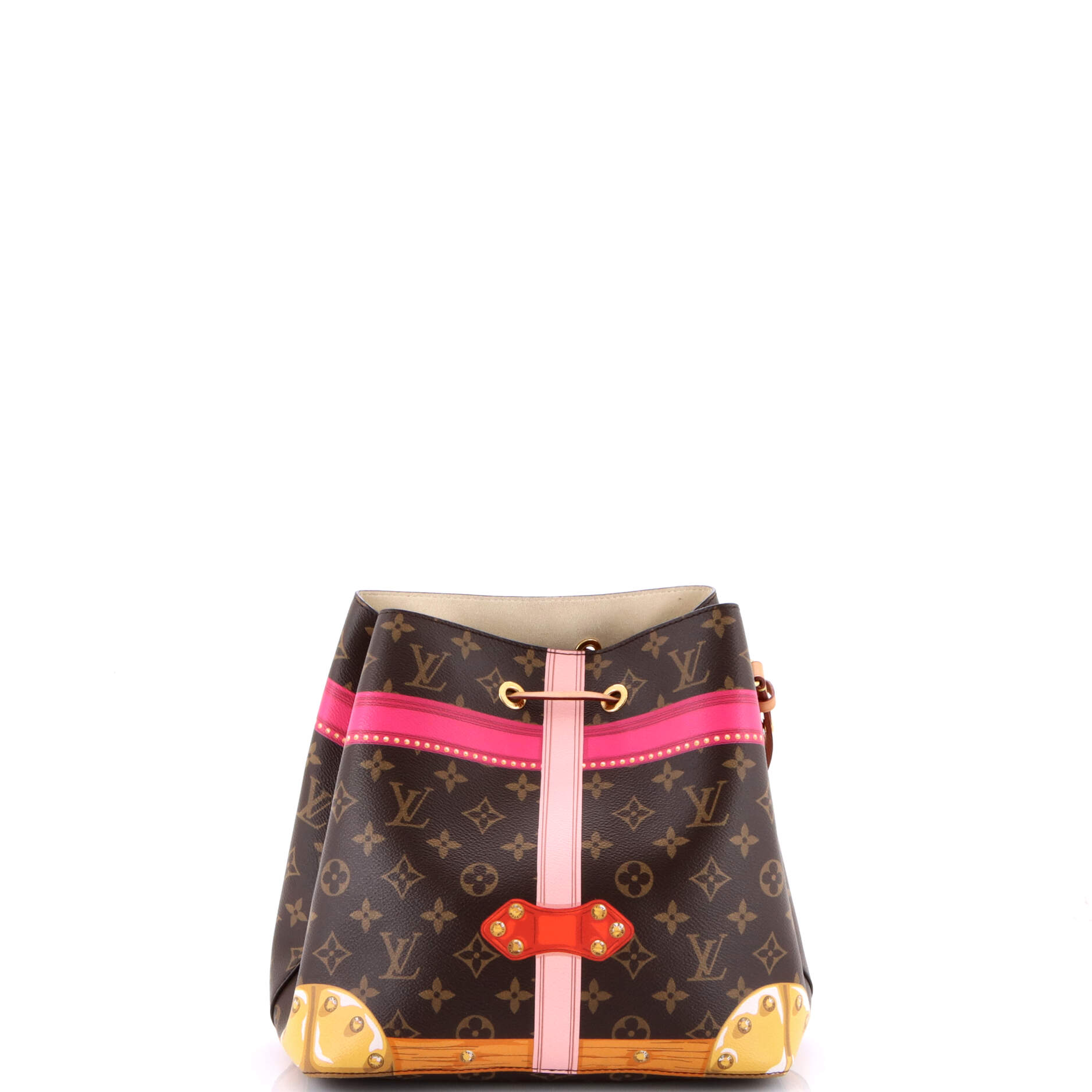 NeoNoe Handbag Limited Edition Summer Trunks Monogram Canvas