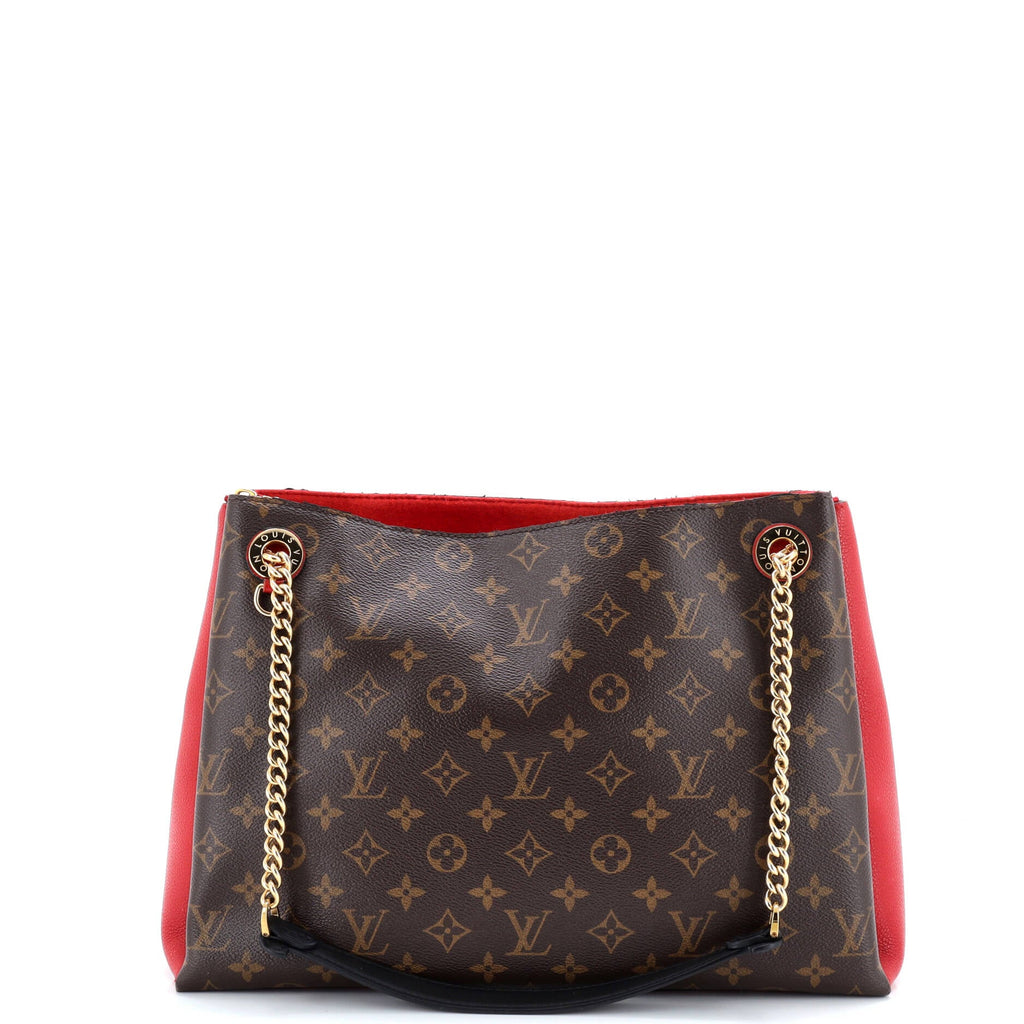 Surene Handbag Monogram Canvas with Leather MM