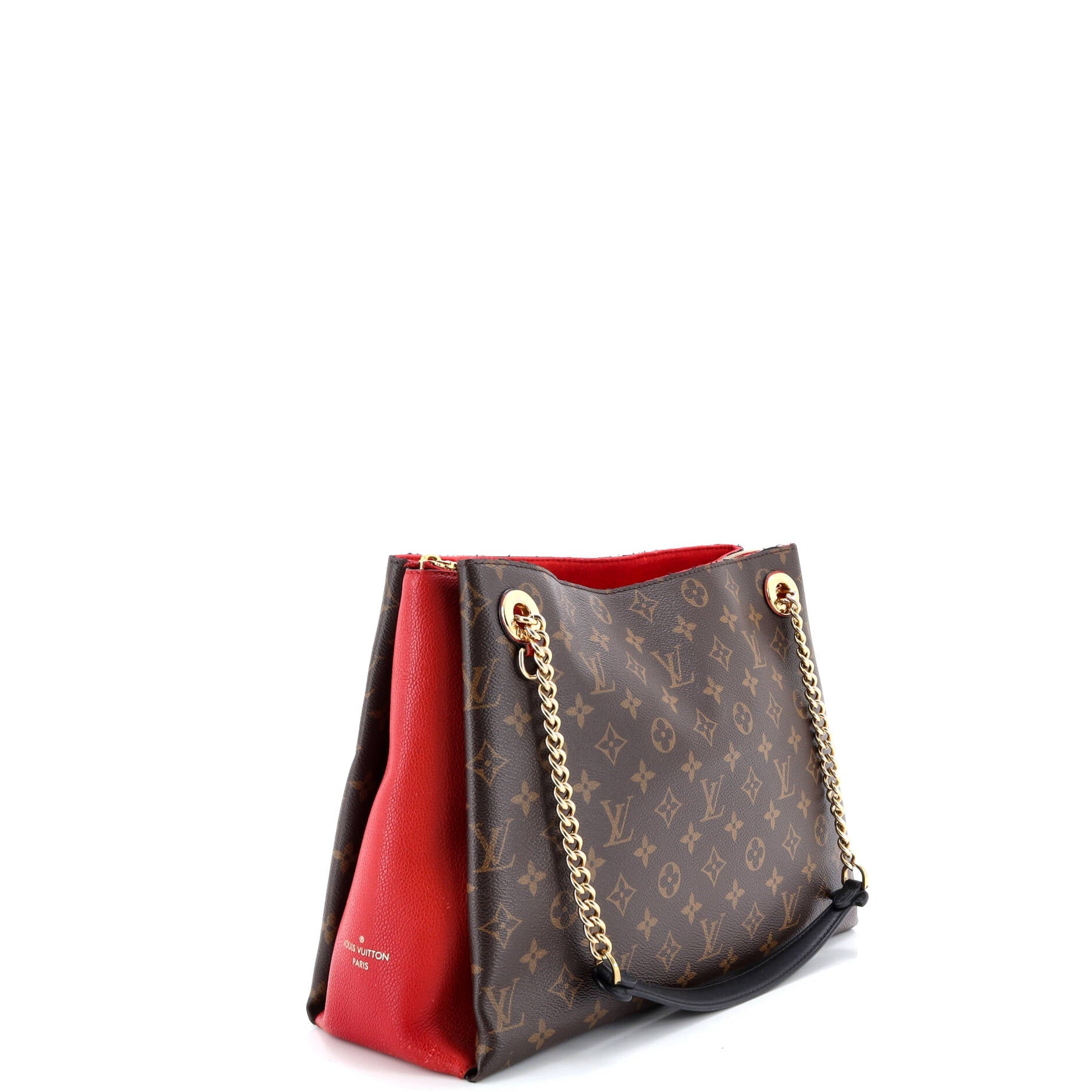 Surene Handbag Monogram Canvas with Leather MM