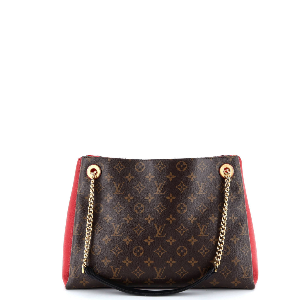 Surene Handbag Monogram Canvas with Leather MM