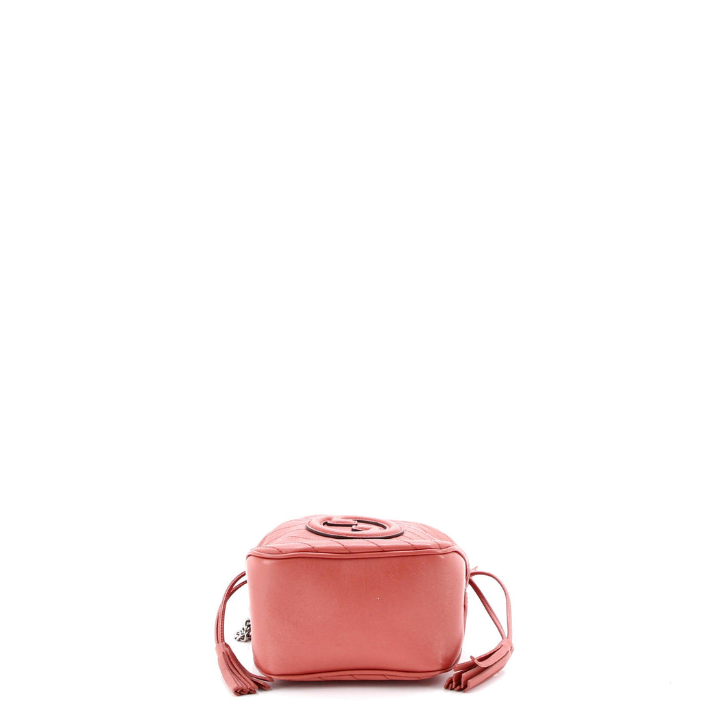 Blondie NM Bucket Bag Diagonal Quilted Leather Mini