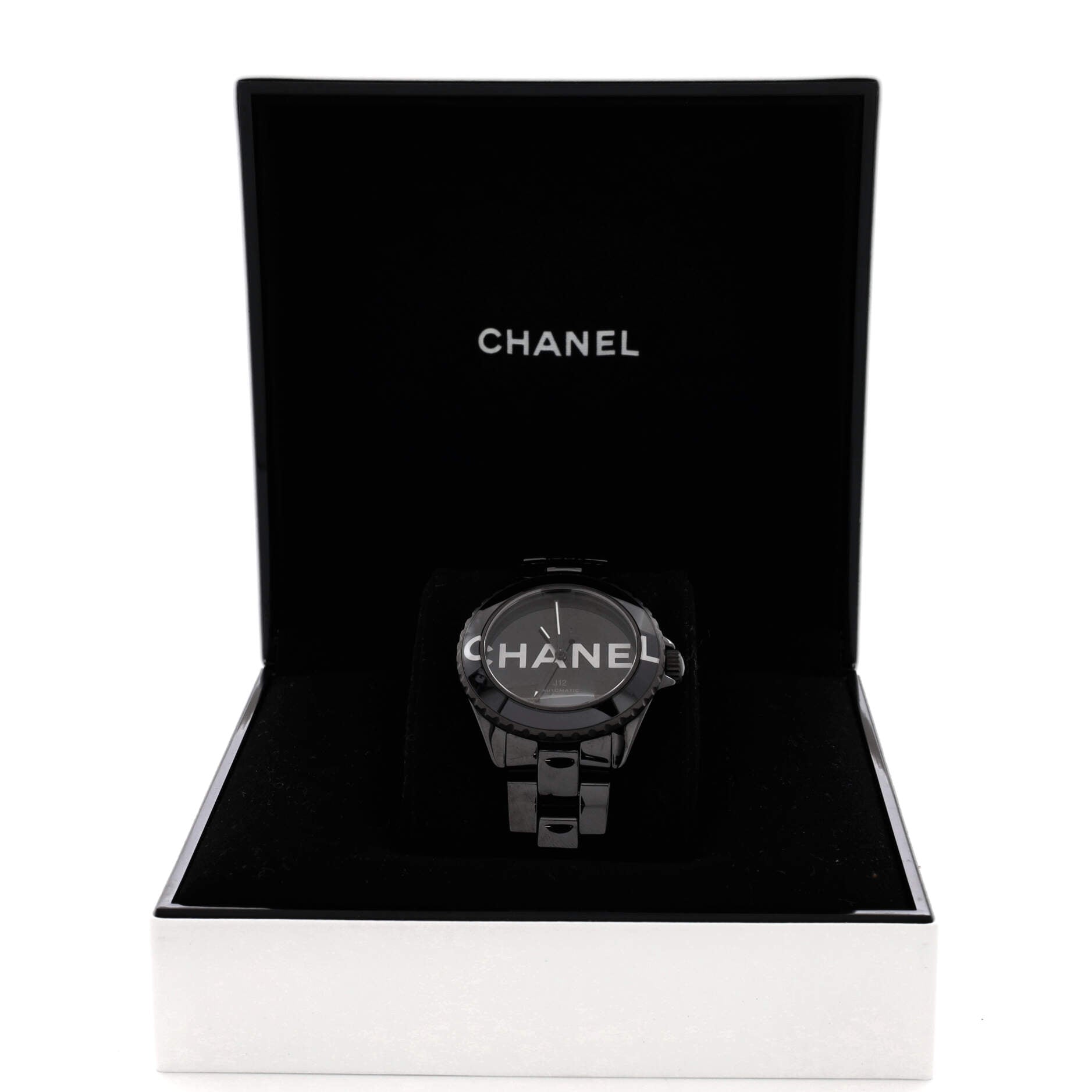 J12 Wanted de Chanel Automatic Watch Ceramic and Stainless Steel 38