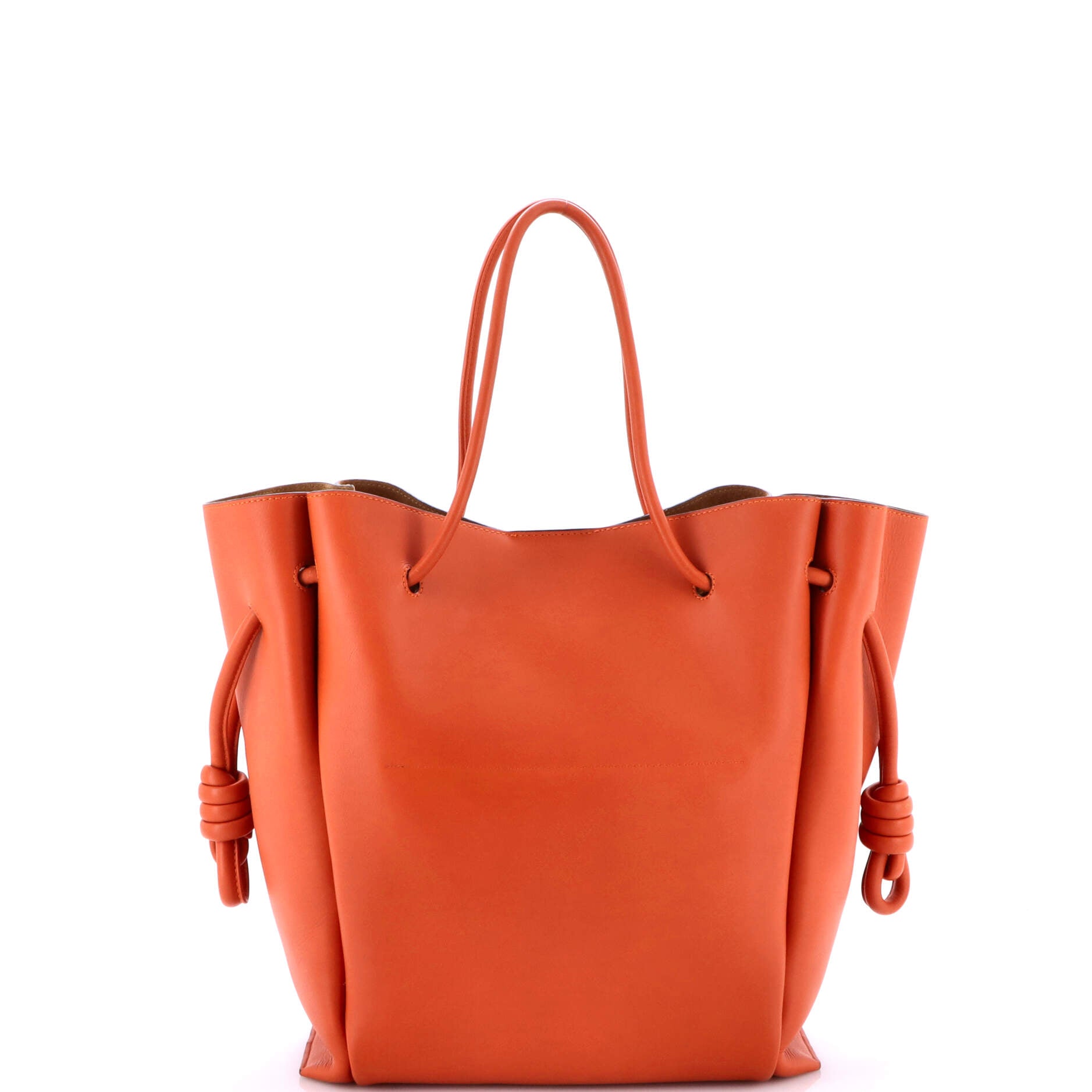 Flamenco Knot Tote Leather Large