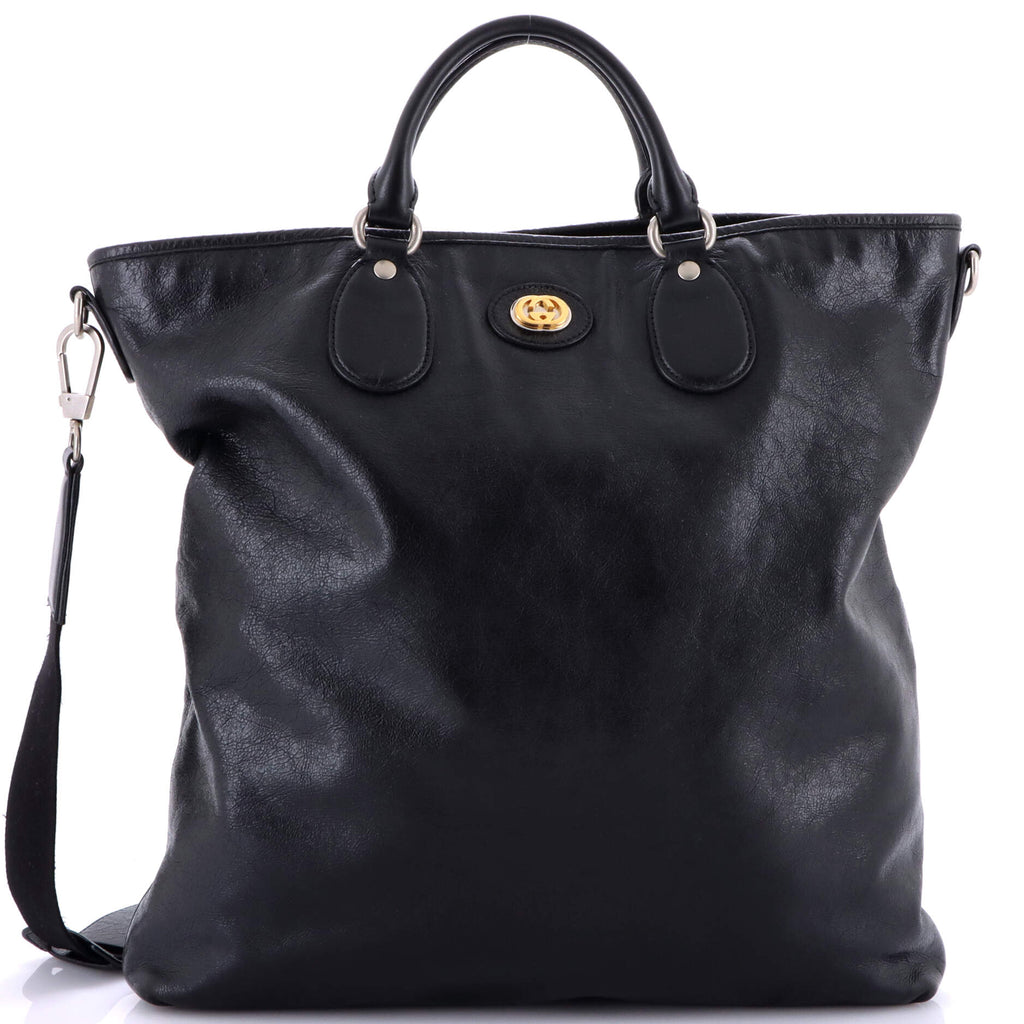 Morpheus Convertible Soft Tote Leather Tall