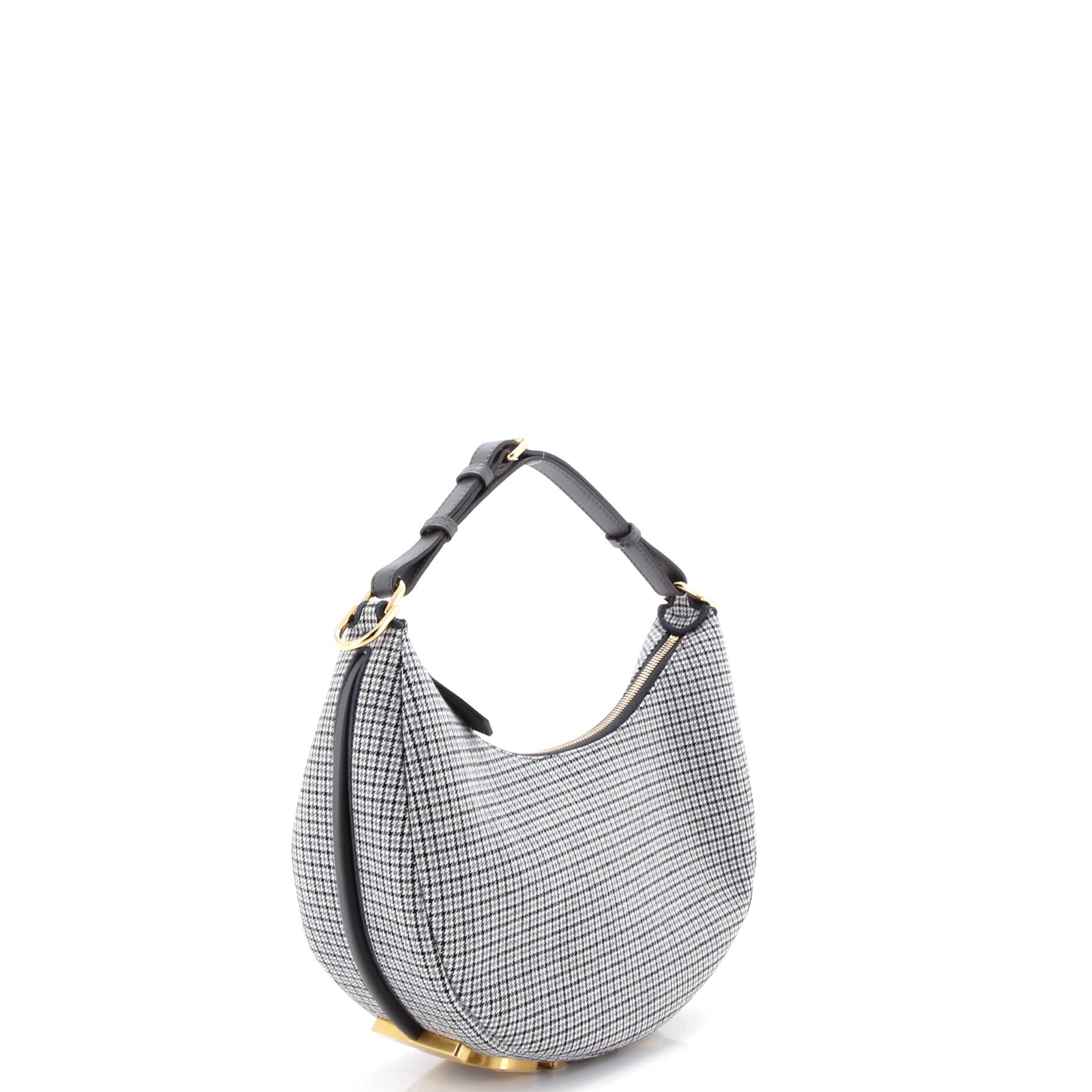 Fendigraphy Bag Houndstooth Wool Small