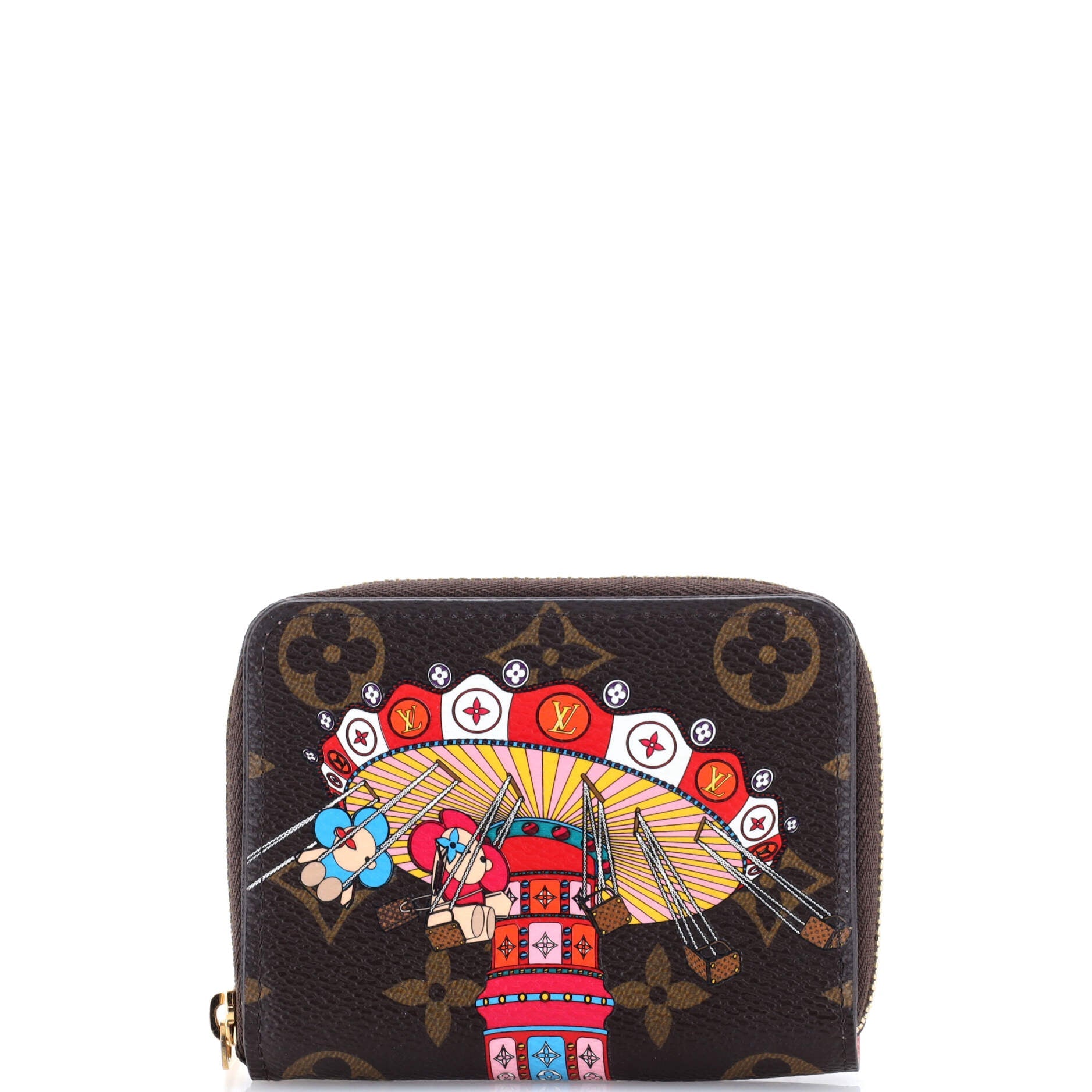 Zippy Coin Purse Limited Edition Vivienne Xmas Monogram Canvas