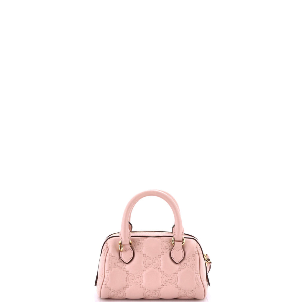 Ophidia Convertible Boston Top Handle Bag GG Matelasse Leather Mini
