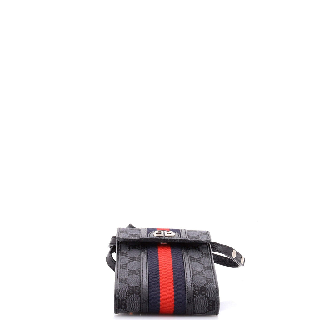 x Gucci The Hacker Project Web Phone Bag BB Canvas