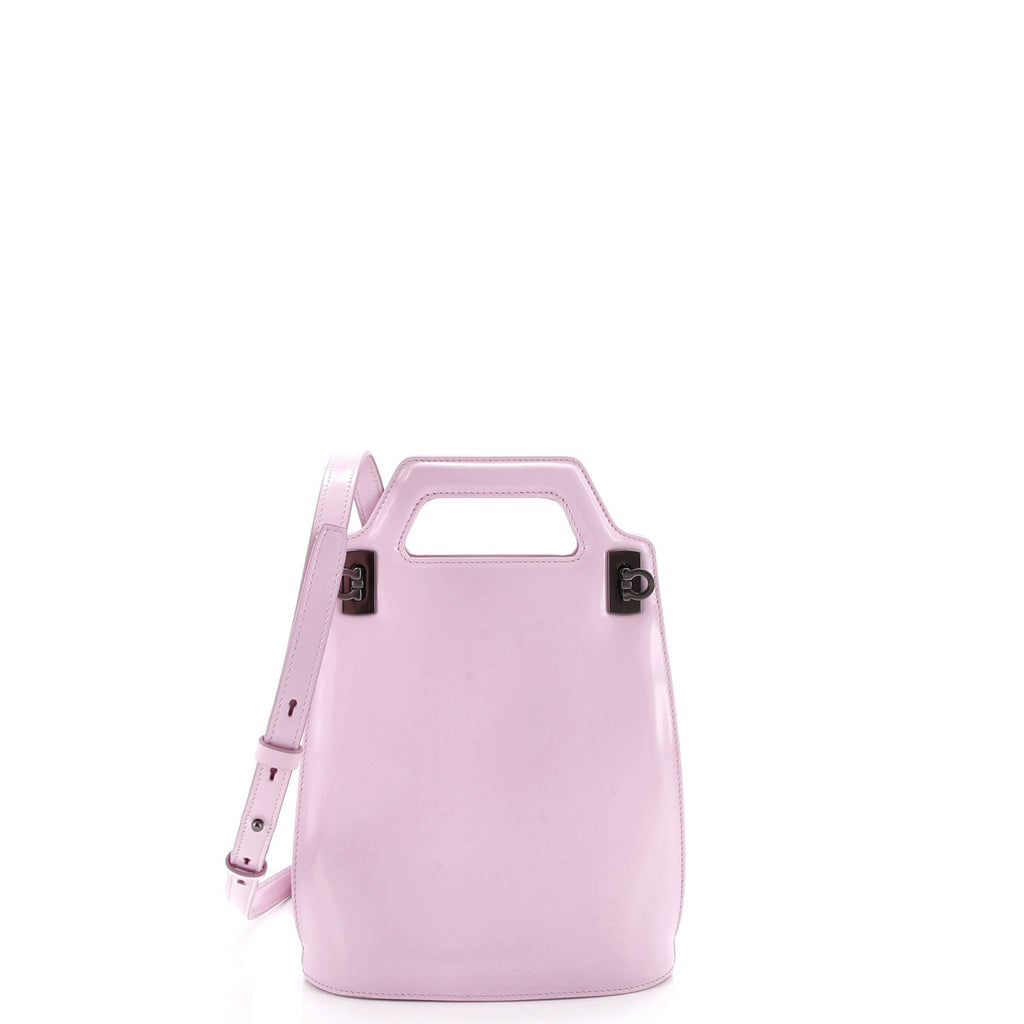 Wanda Top Handle Shoulder Bag Leather North South