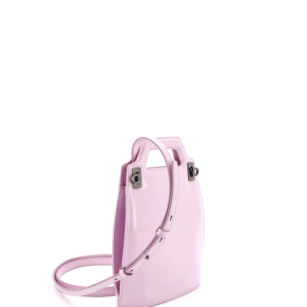 Wanda Top Handle Shoulder Bag Leather North South