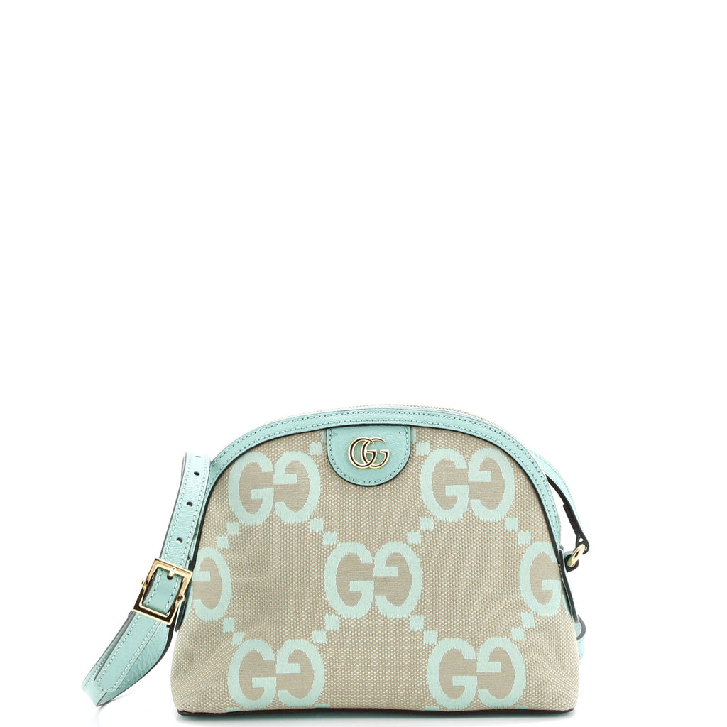 Ophidia Dome Shoulder Bag Jumbo GG Canvas Small