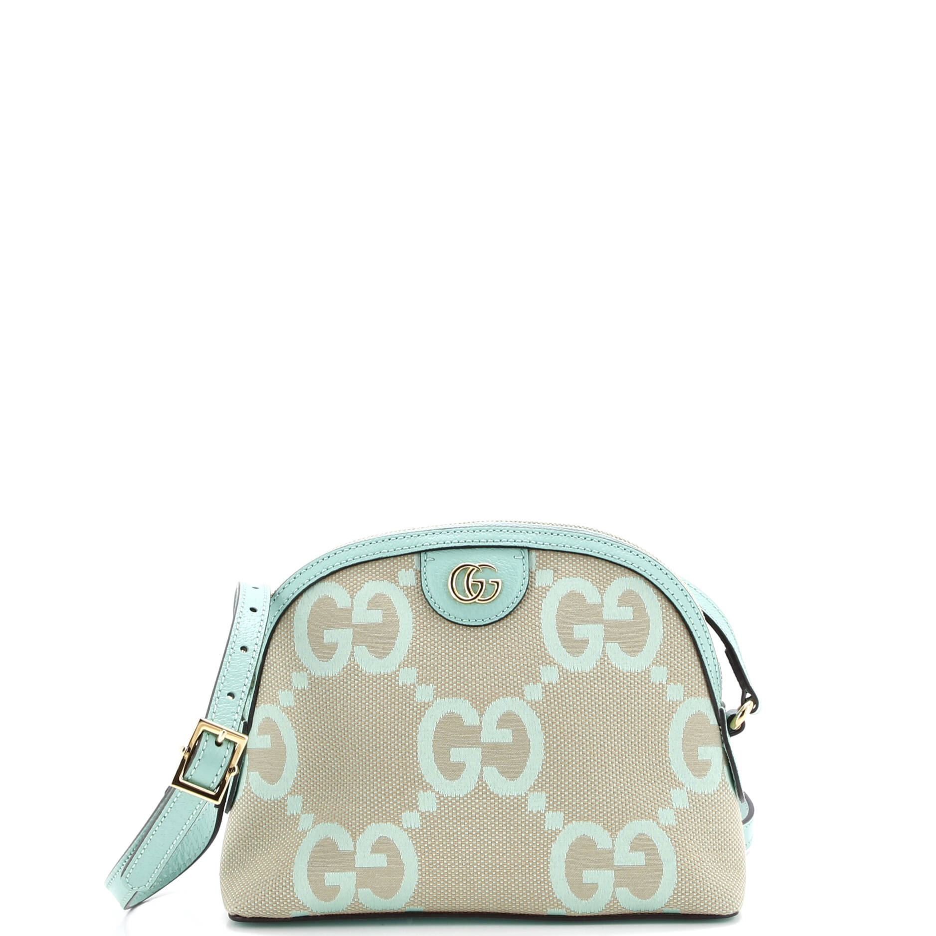 Ophidia Dome Shoulder Bag Jumbo GG Canvas Small