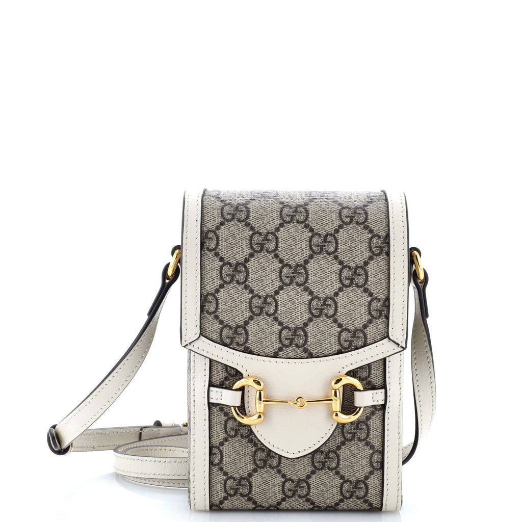 Horsebit 1955 Crossbody Bag GG Coated Canvas with Leather Mini