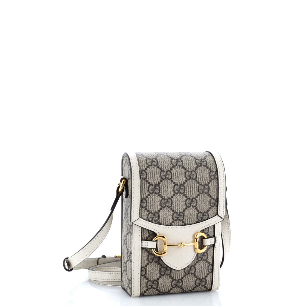 Horsebit 1955 Crossbody Bag GG Coated Canvas with Leather Mini