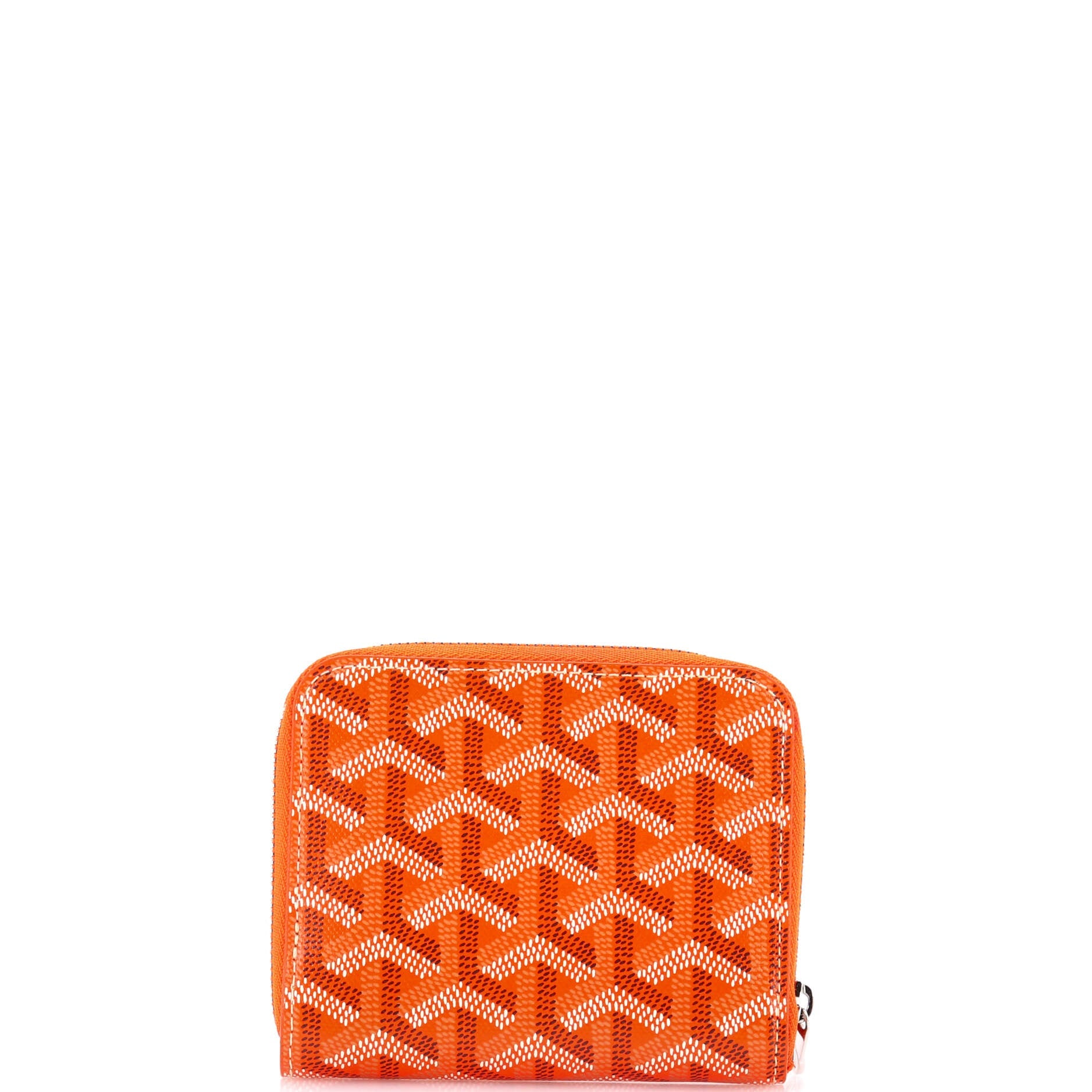 Matignon Zip Wallet Coated Canvas with Leather PM