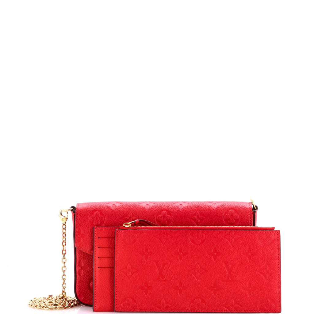 Felicie Pochette Monogram Empreinte Leather