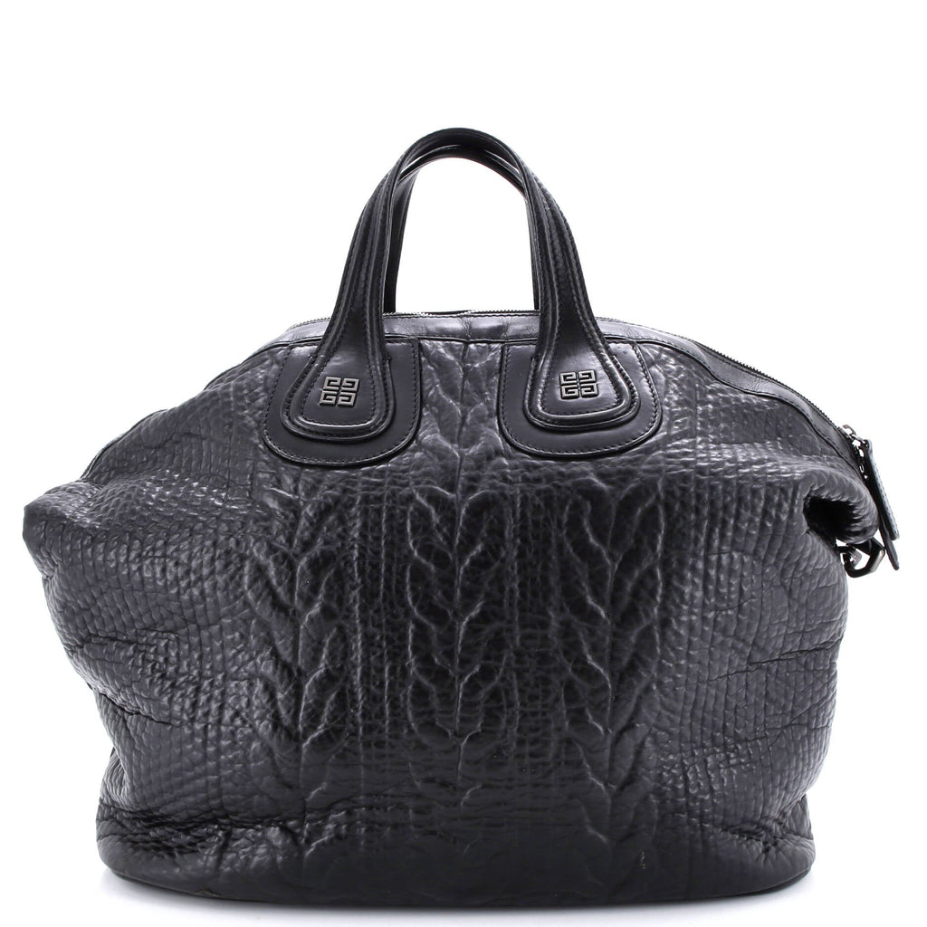 Nightingale Satchel Embossed Leather Large
