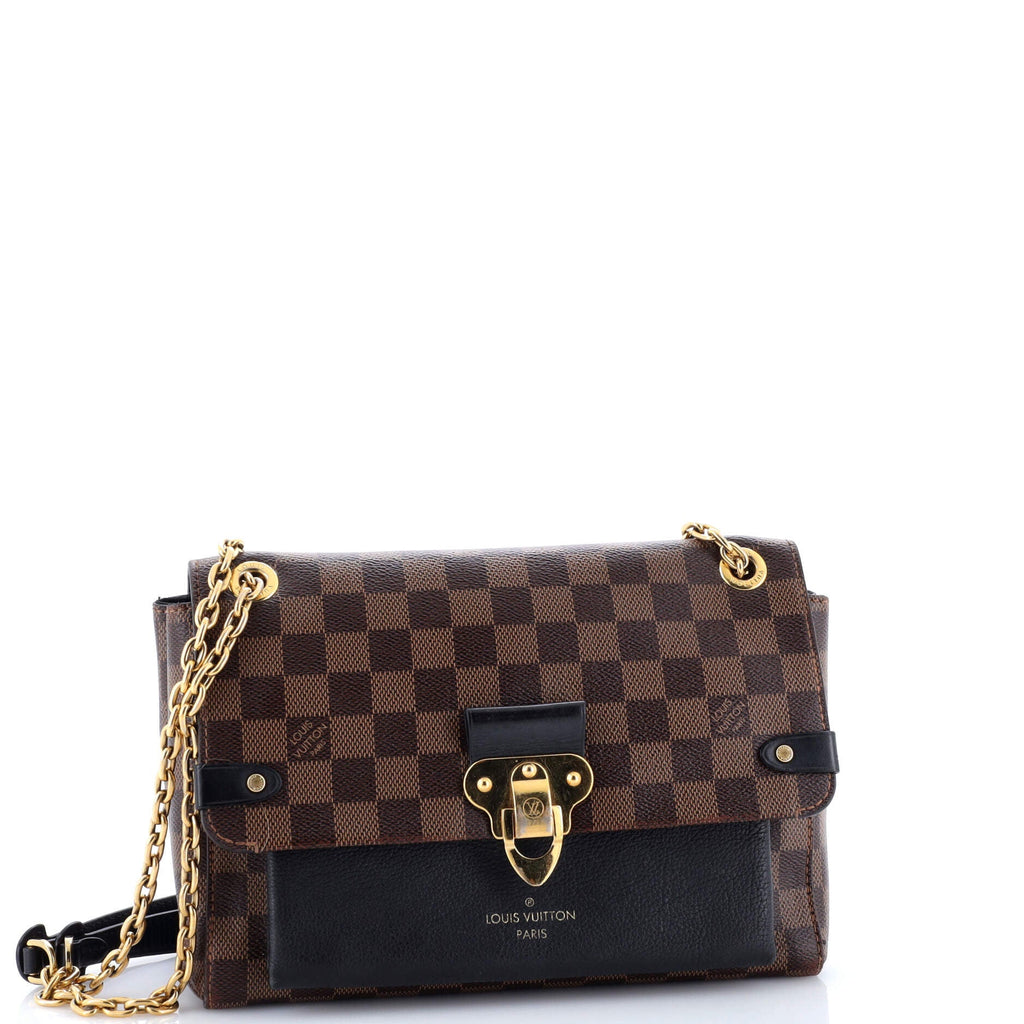 Vavin Handbag Damier with Leather PM
