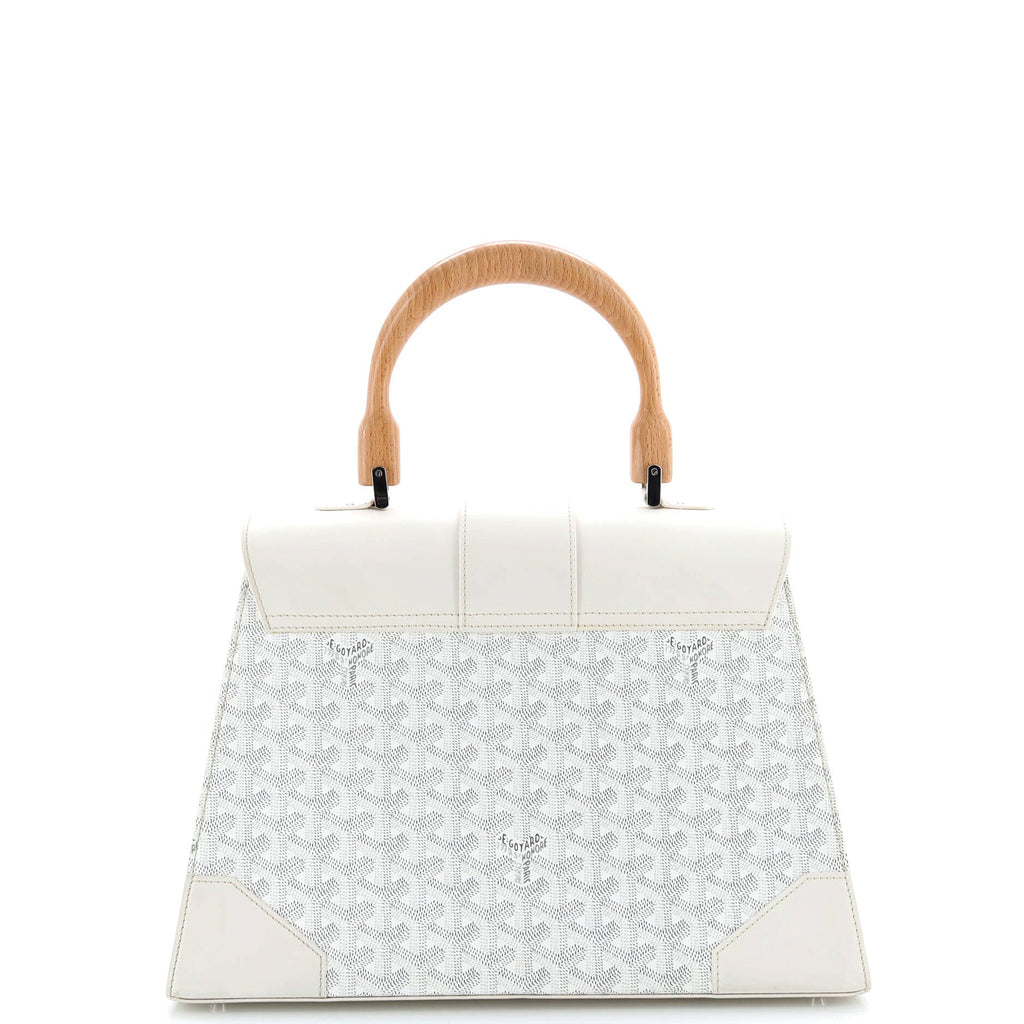Saigon Top Handle Bag Coated Canvas with Leather MM