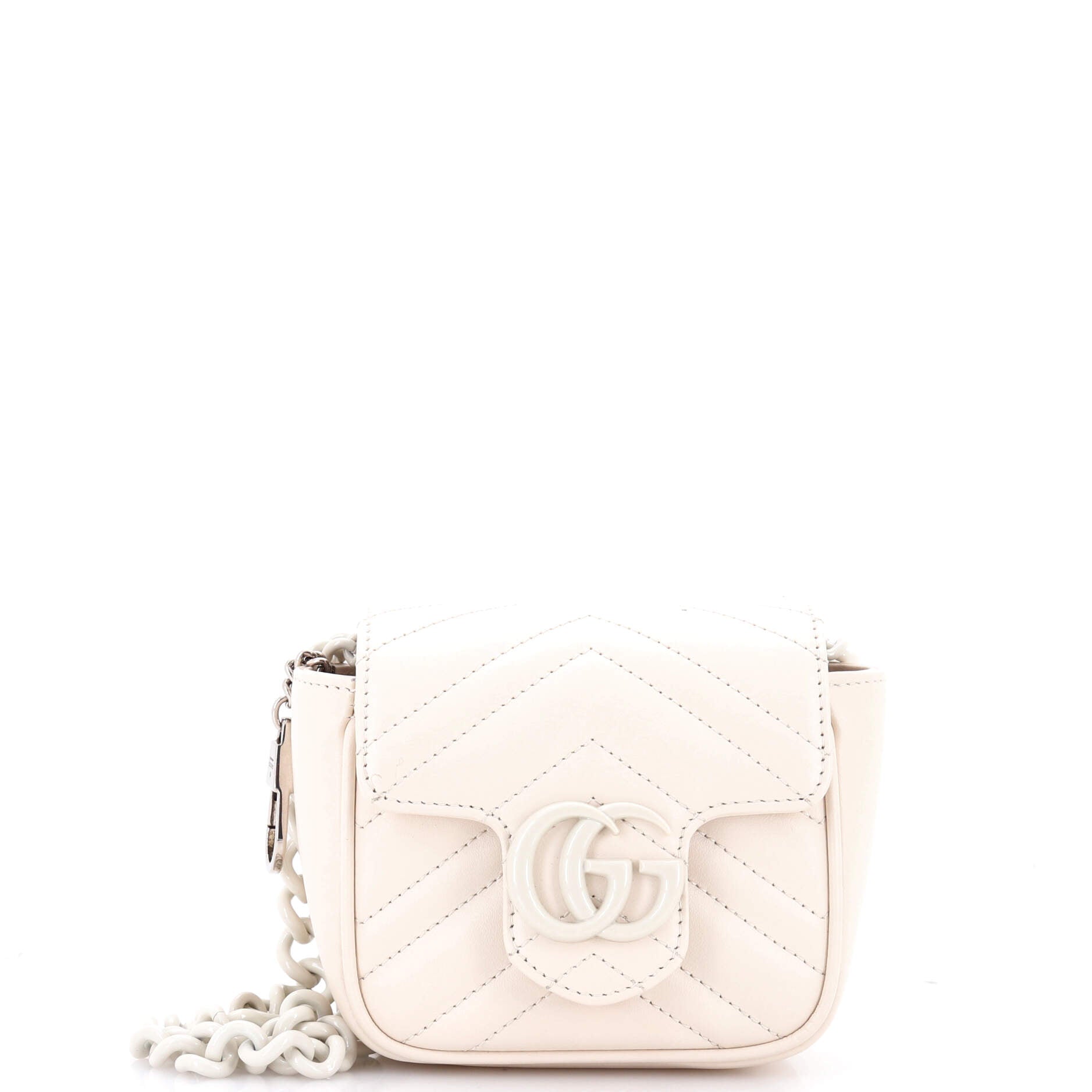 GG Marmont Flap Belt Bag Matelasse Leather Mini