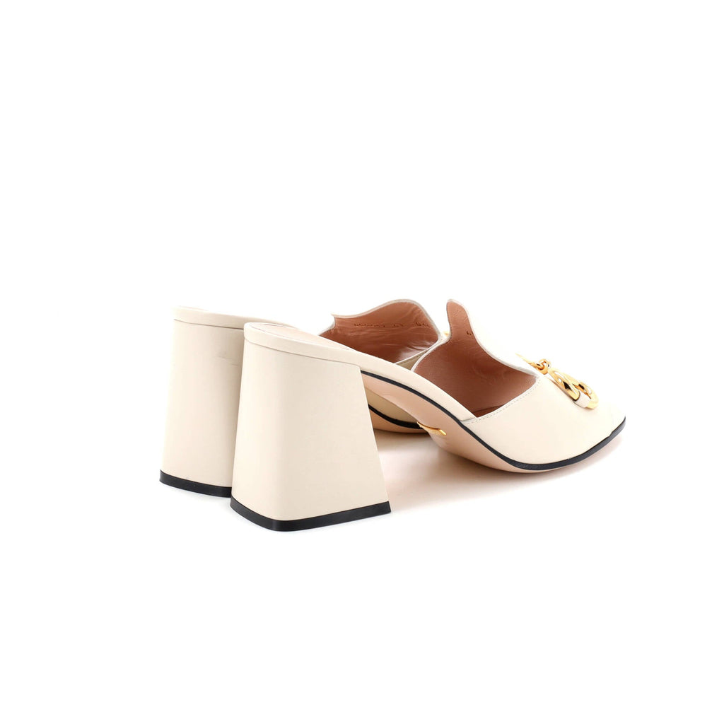Women's Horsebit Block Heel Sandals Leather