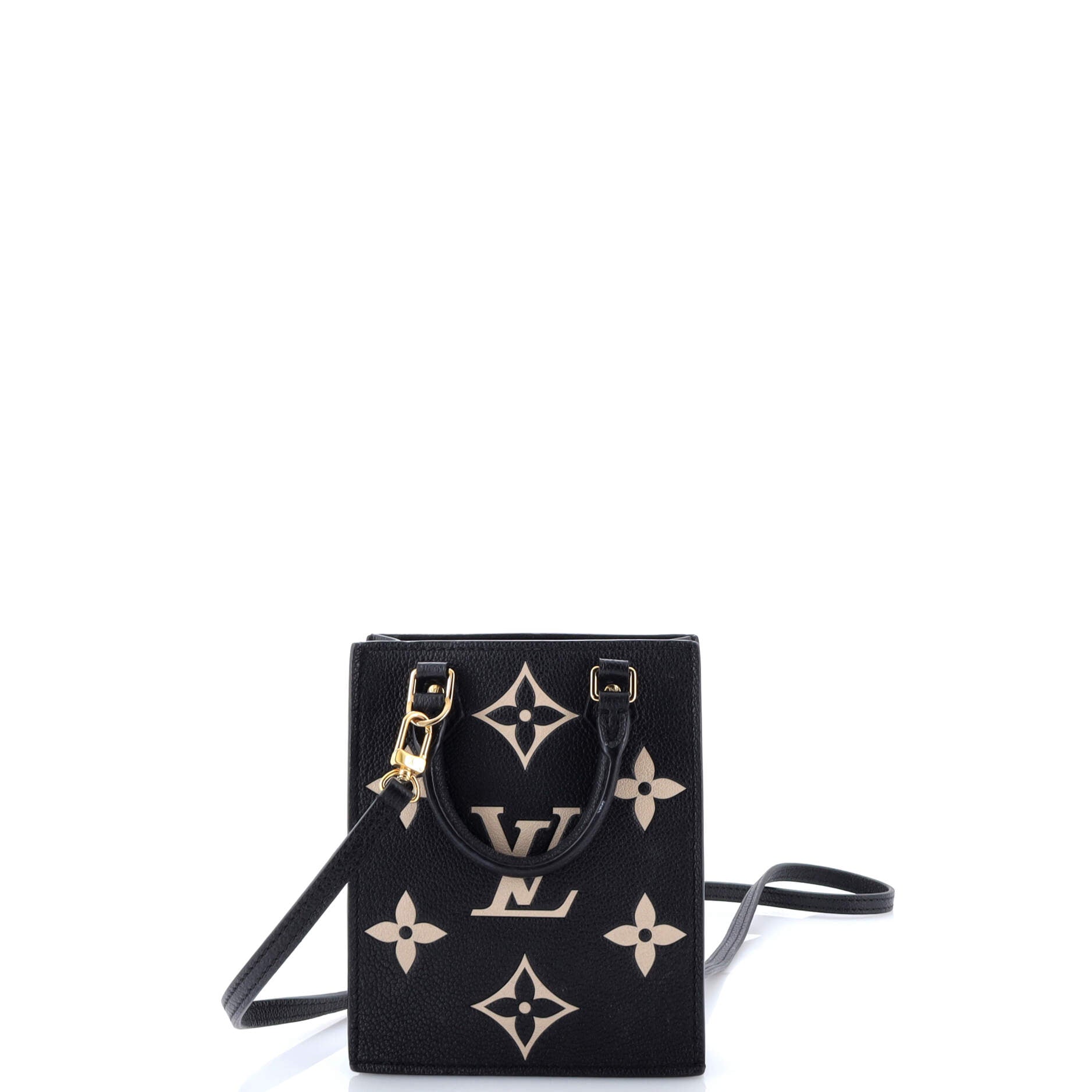 Petit Sac Plat Bag Bicolor Monogram Empreinte Giant