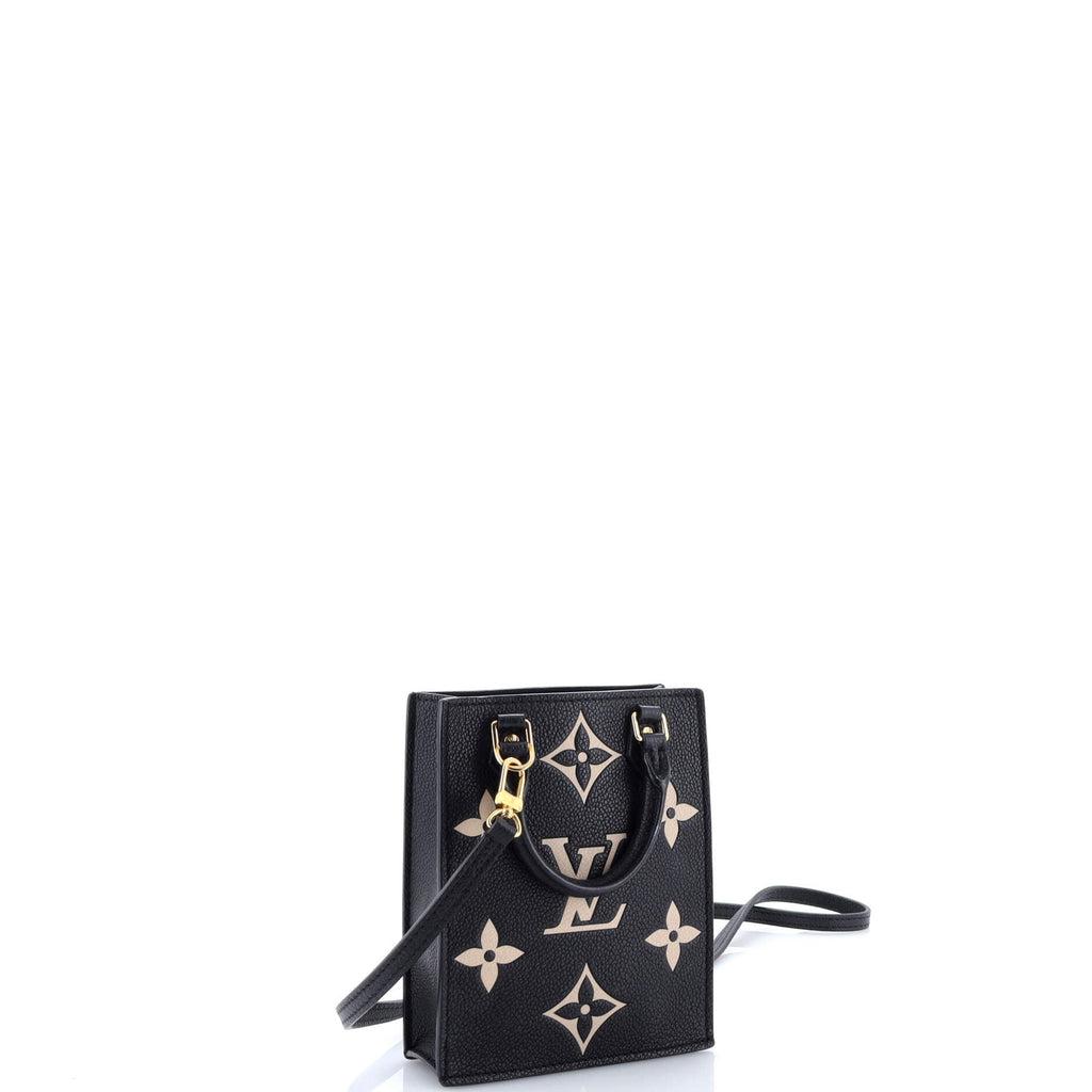 Petit Sac Plat Bag Bicolor Monogram Empreinte Giant