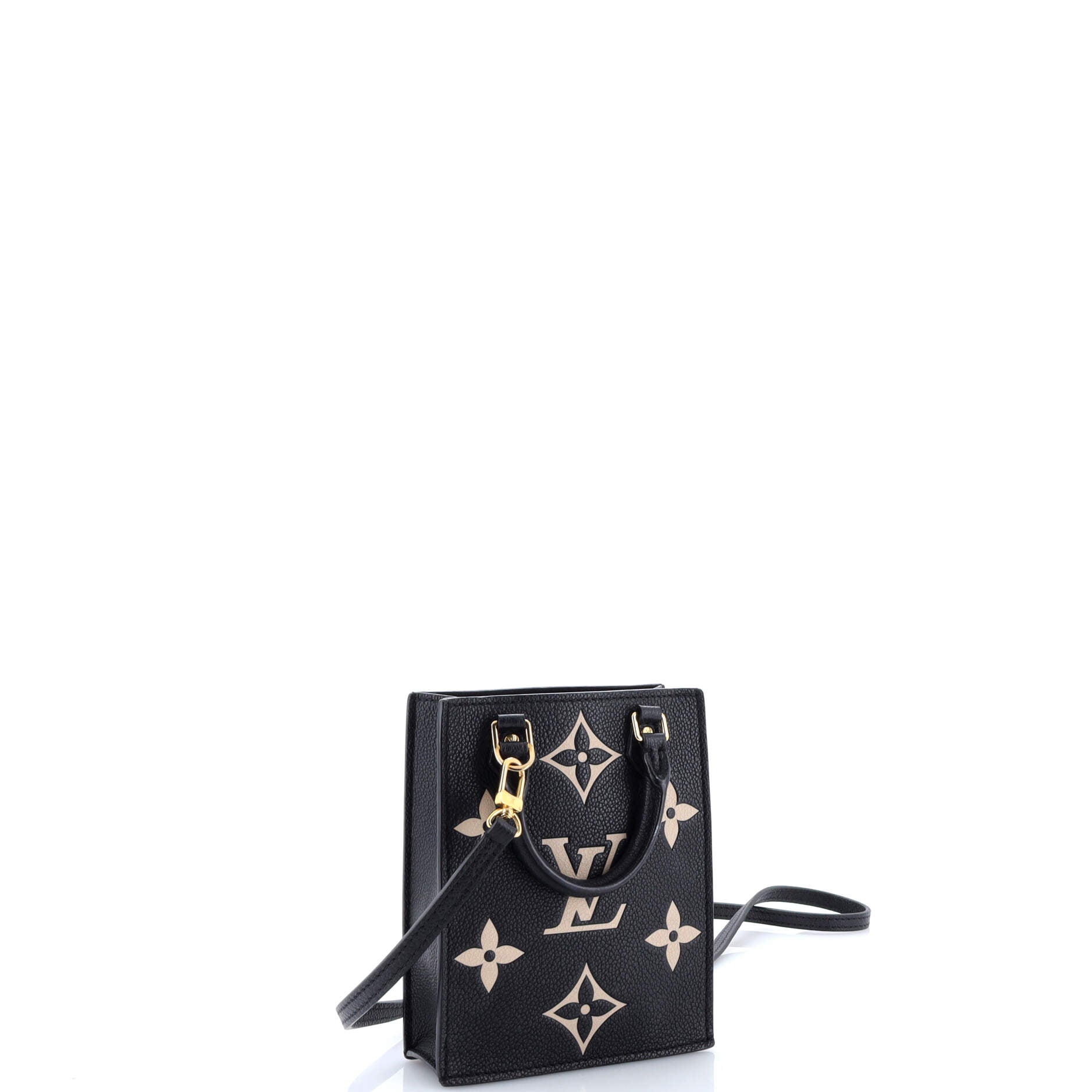 Petit Sac Plat Bag Bicolor Monogram Empreinte Giant