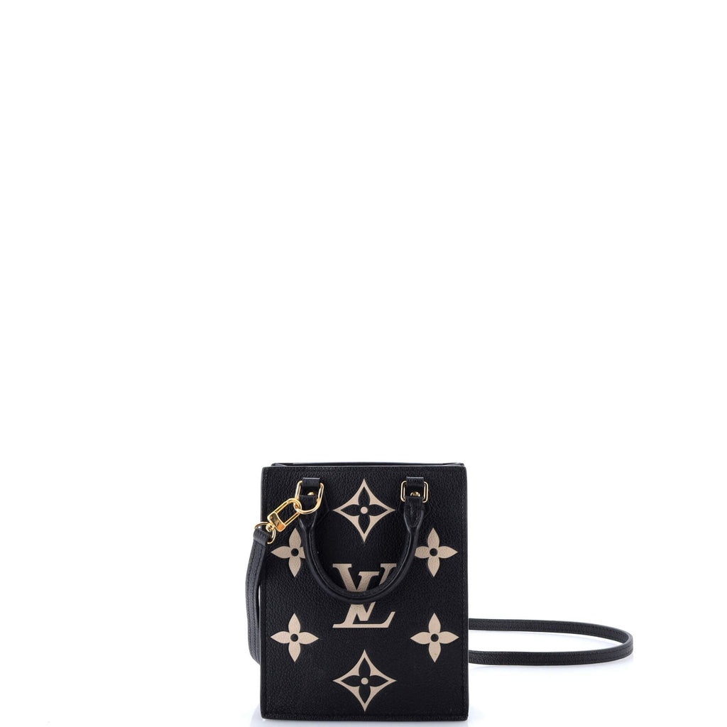 Petit Sac Plat Bag Bicolor Monogram Empreinte Giant