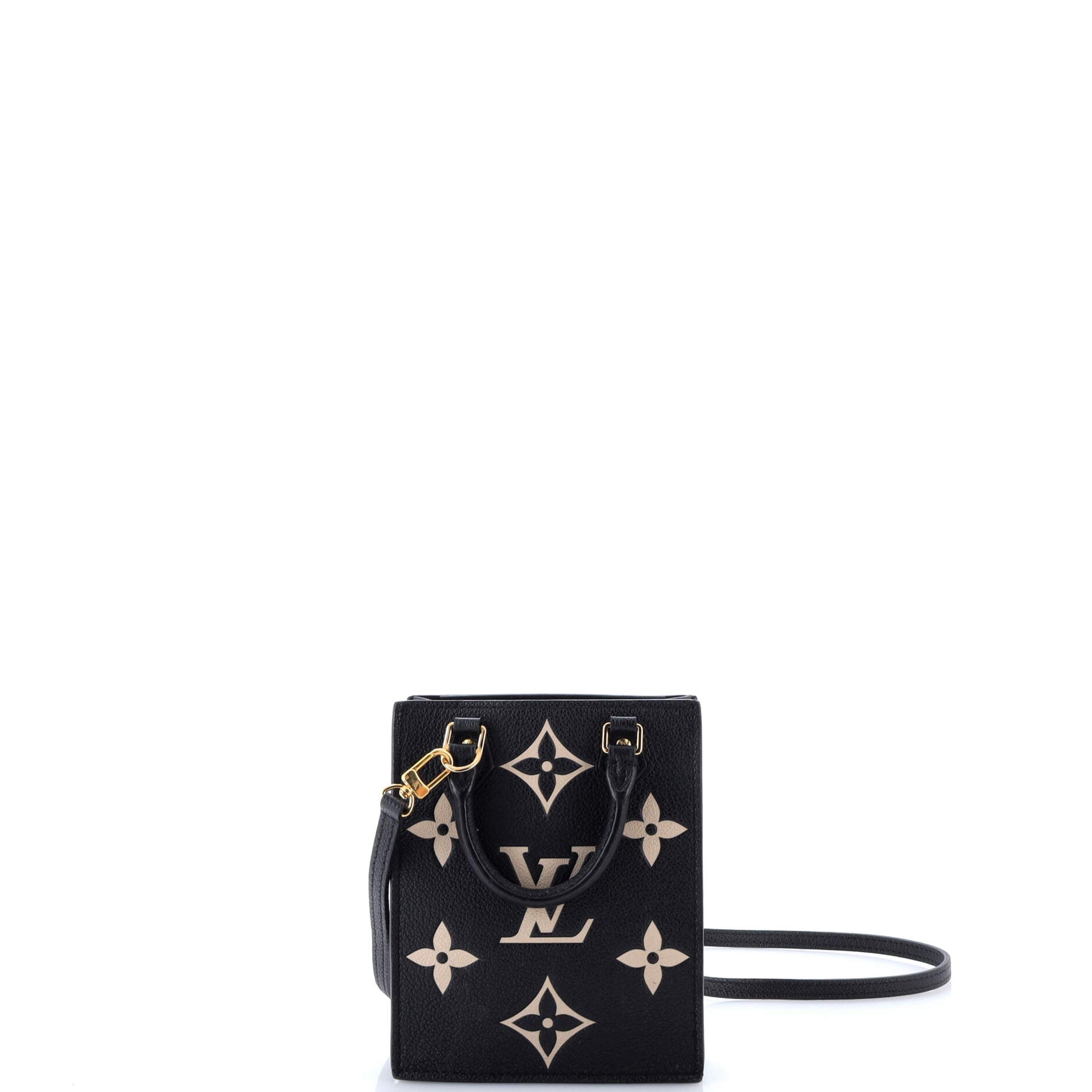 Petit Sac Plat Bag Bicolor Monogram Empreinte Giant