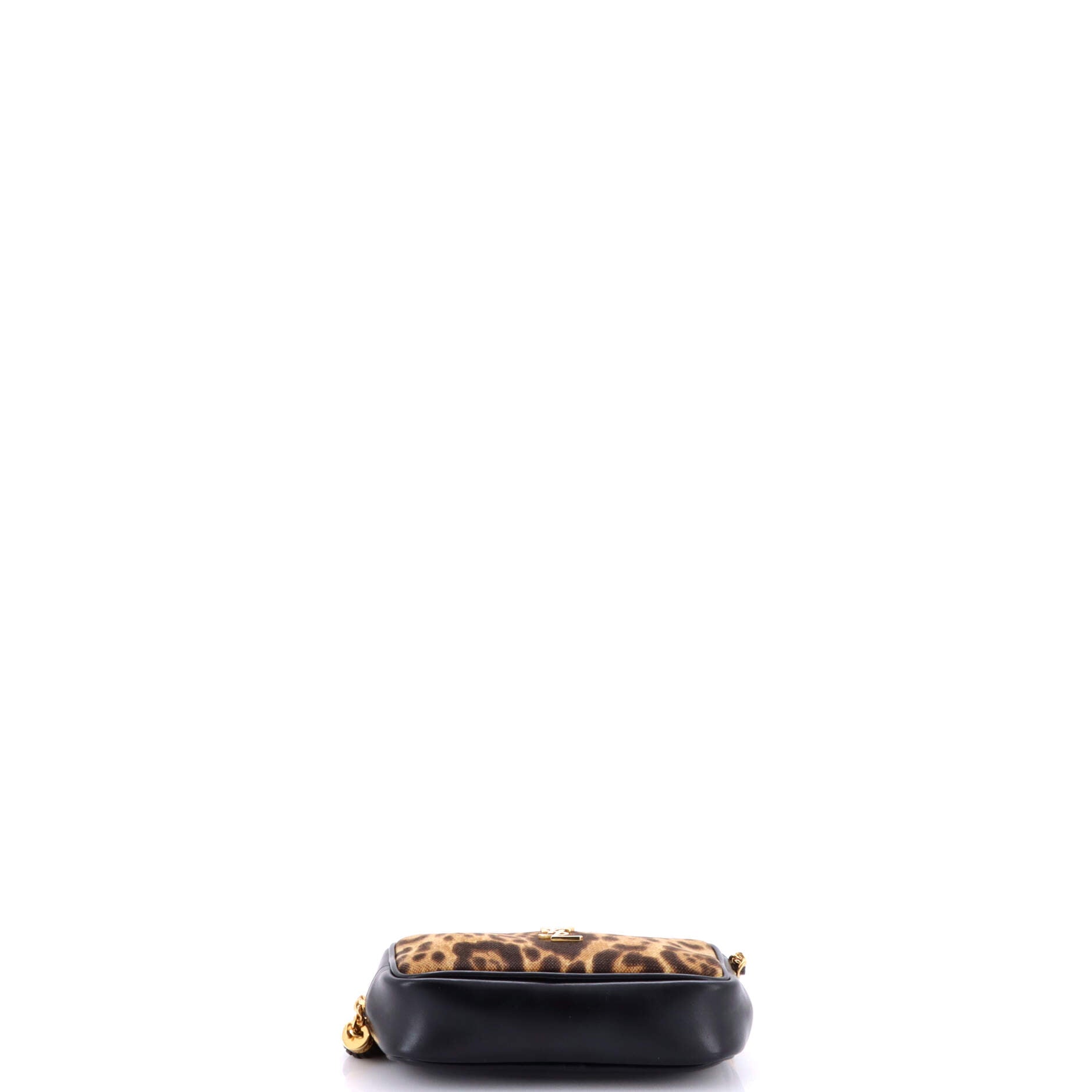 Lou Camera Bag Printed Canvas and Leather Mini