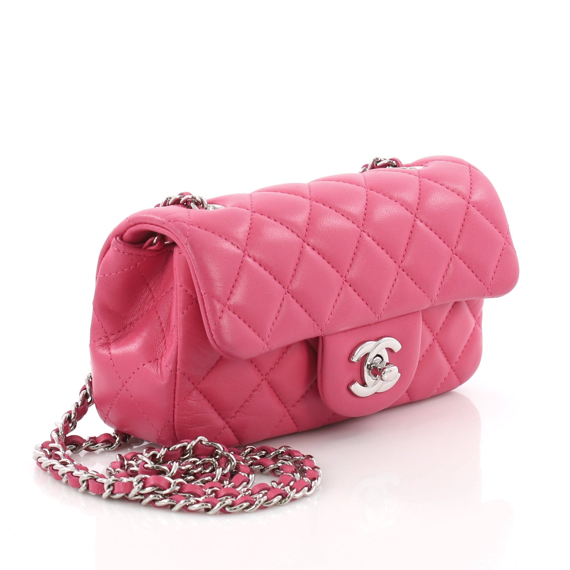 Classic Single Flap Bag Quilted Lambskin Extra Mini
