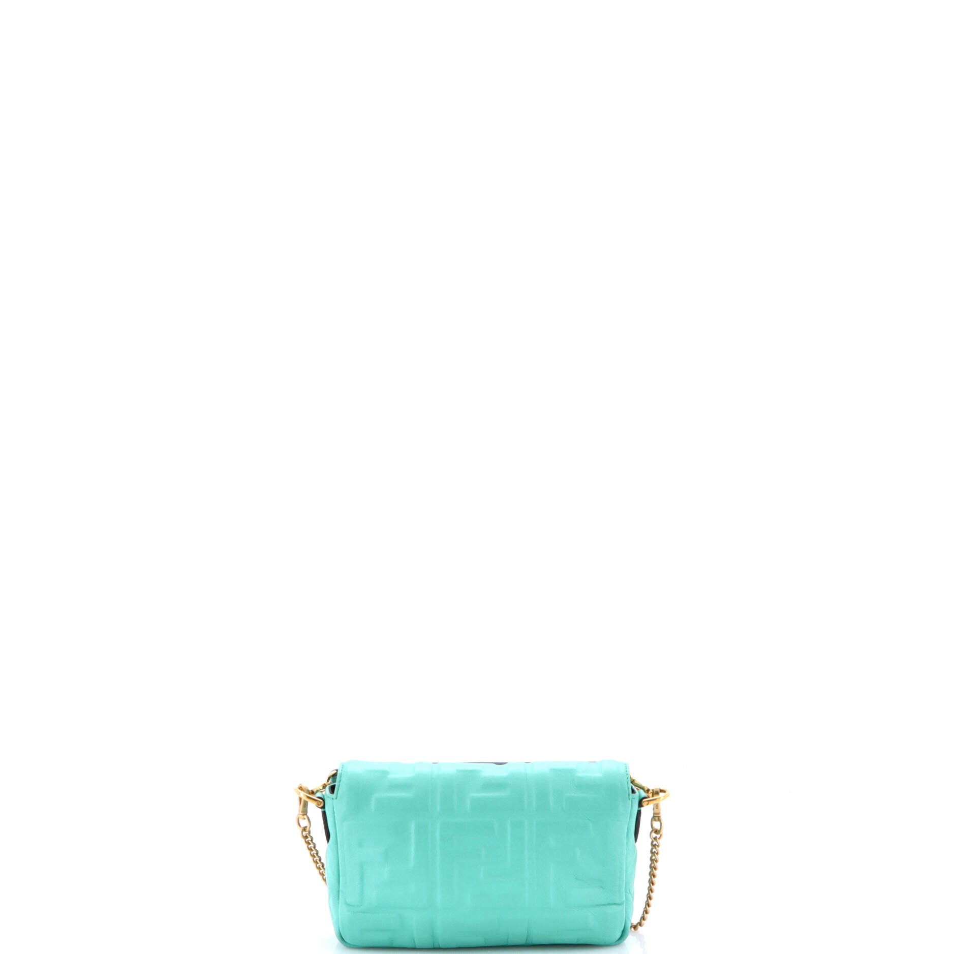 Baguette NM Bag Zucca Embossed Leather Mini