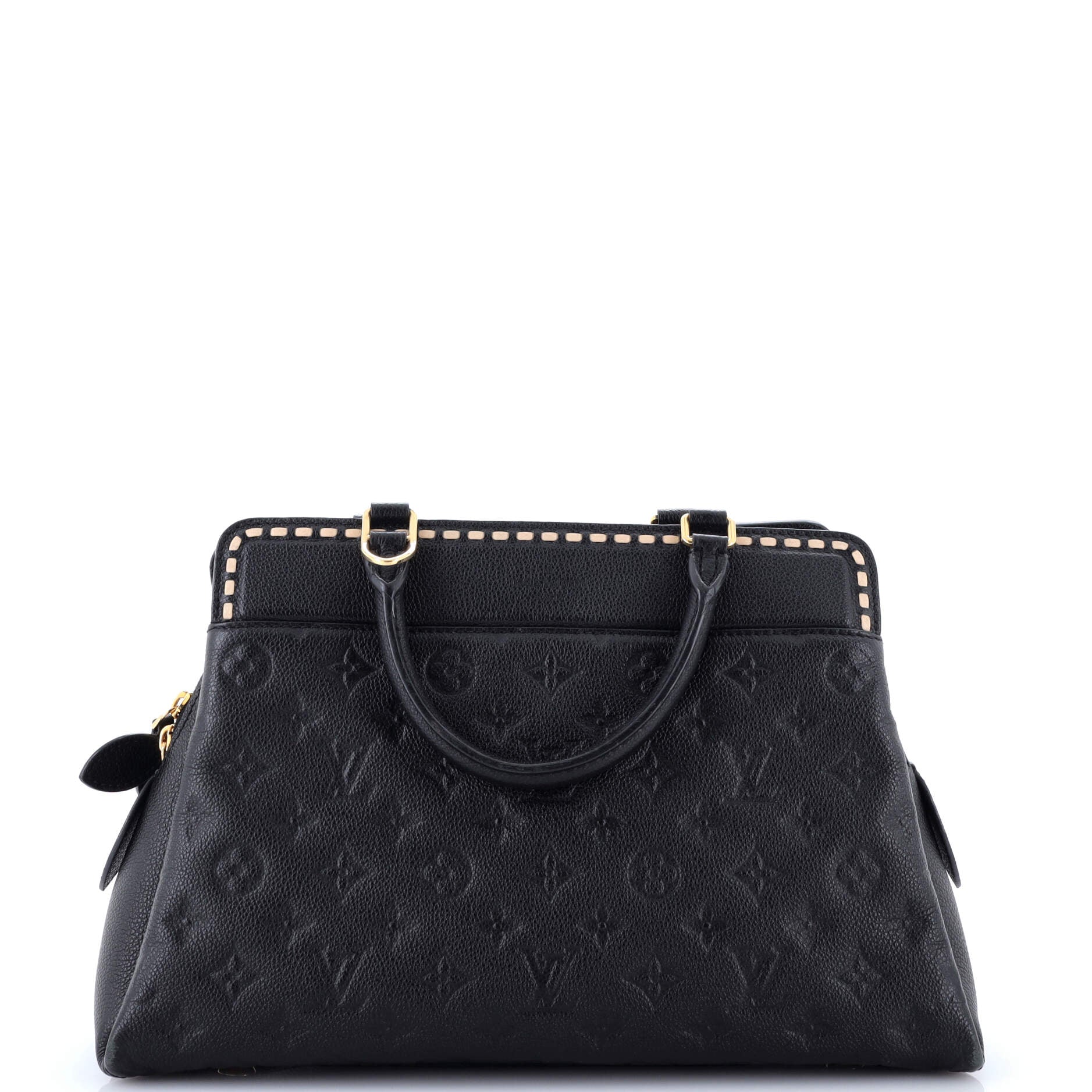 Vosges Handbag Whipstitch Monogram Empreinte Leather MM