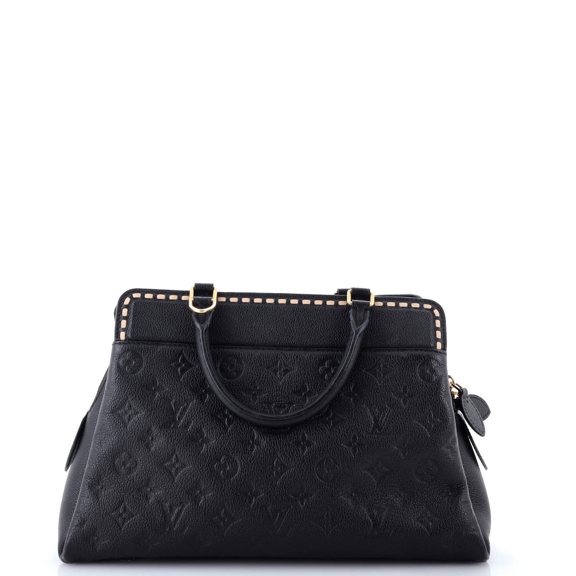 Vosges Handbag Whipstitch Monogram Empreinte Leather MM