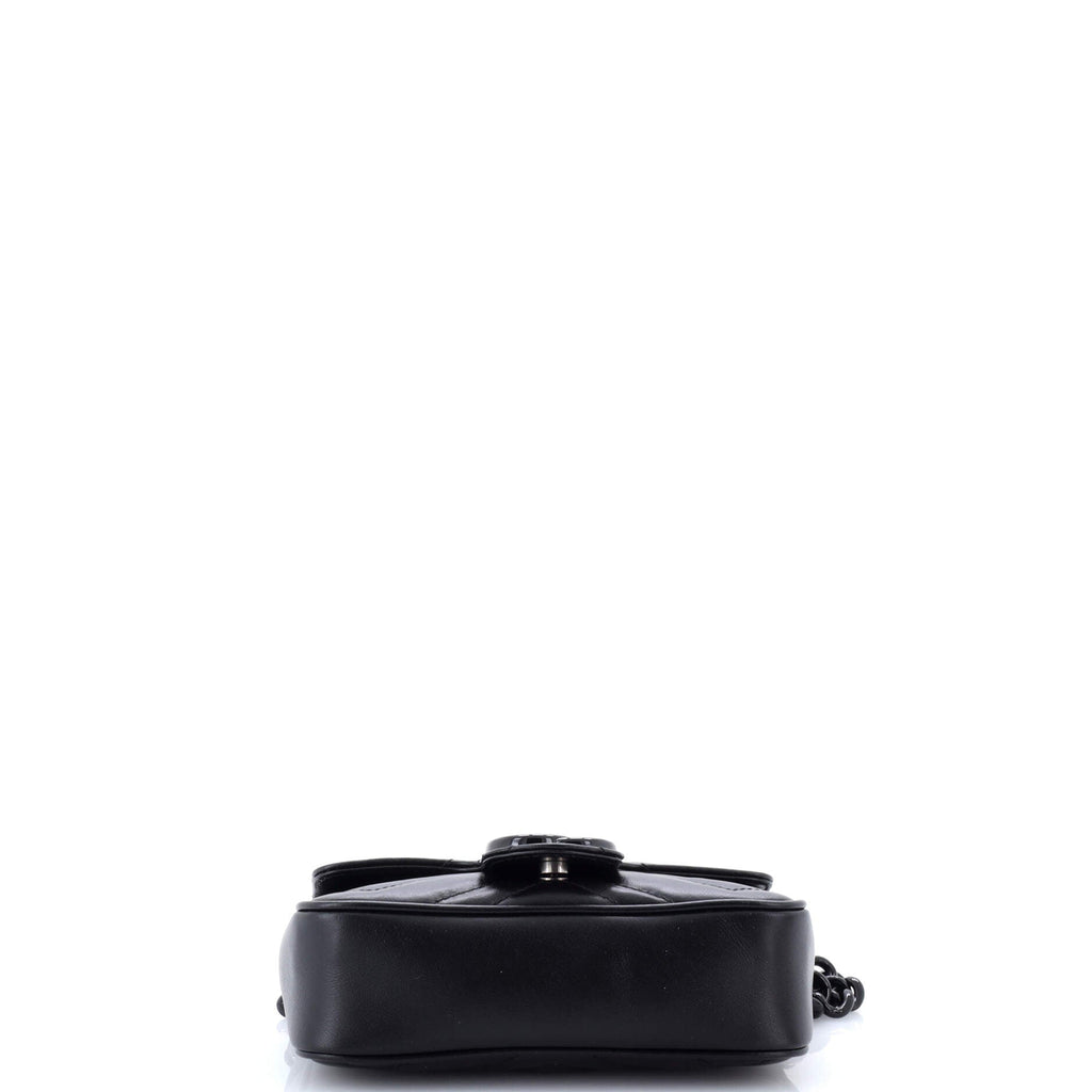 GG Marmont Flap Belt Bag Matelasse Leather