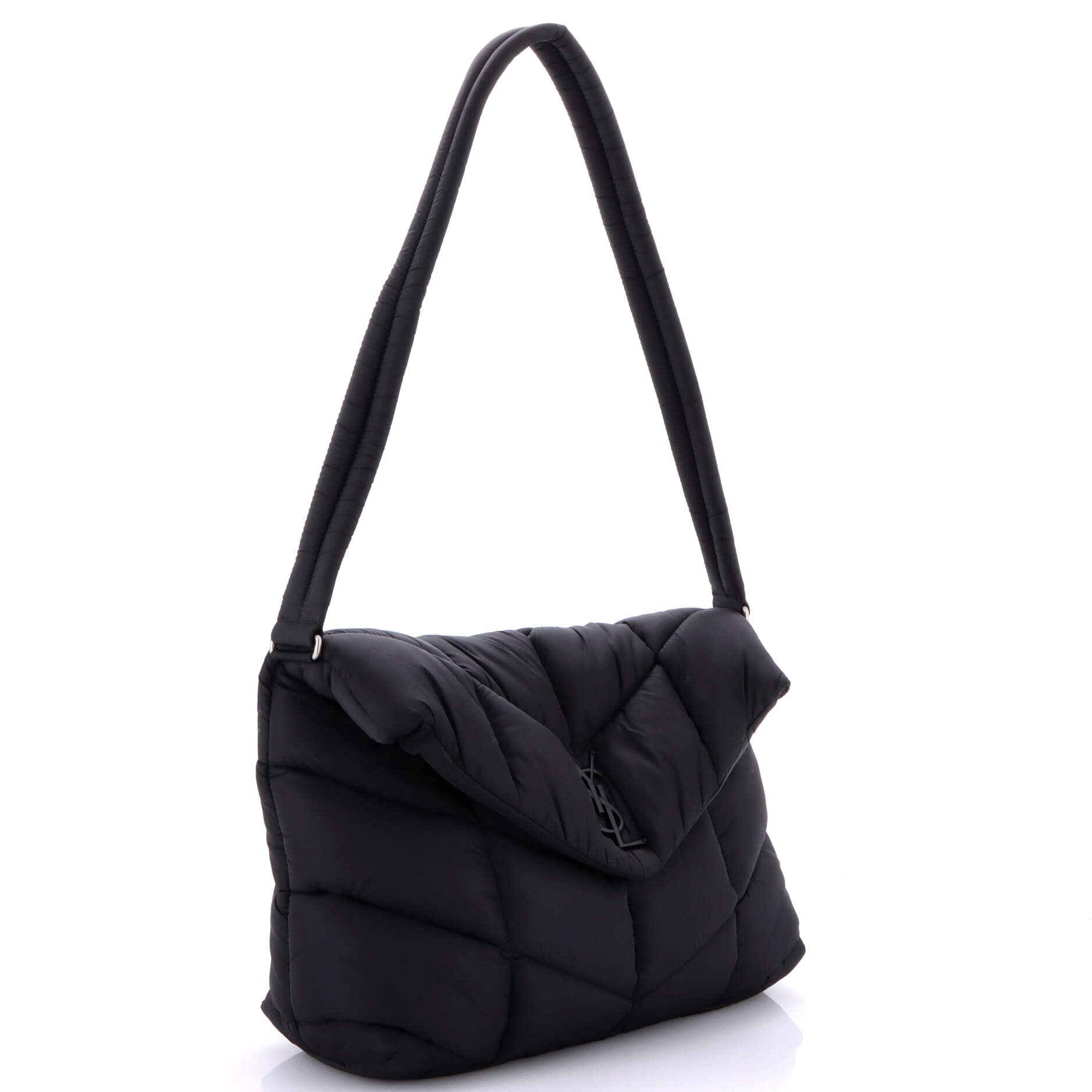 Loulou Puffer Messenger Bag Quilted Econyl
