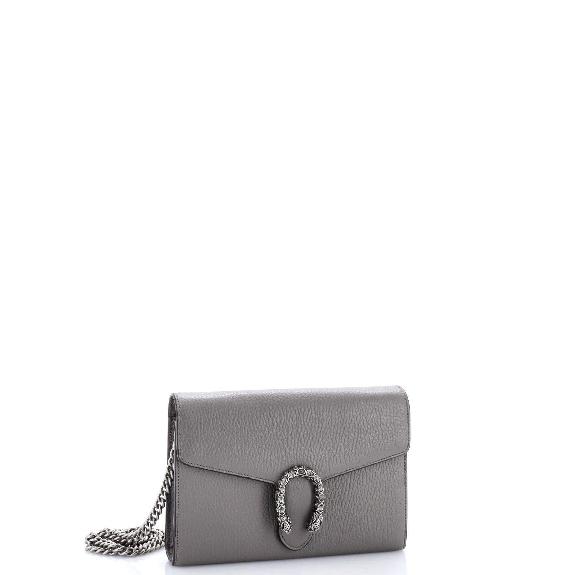 Dionysus Chain Wallet Leather with Embellished Detail Small