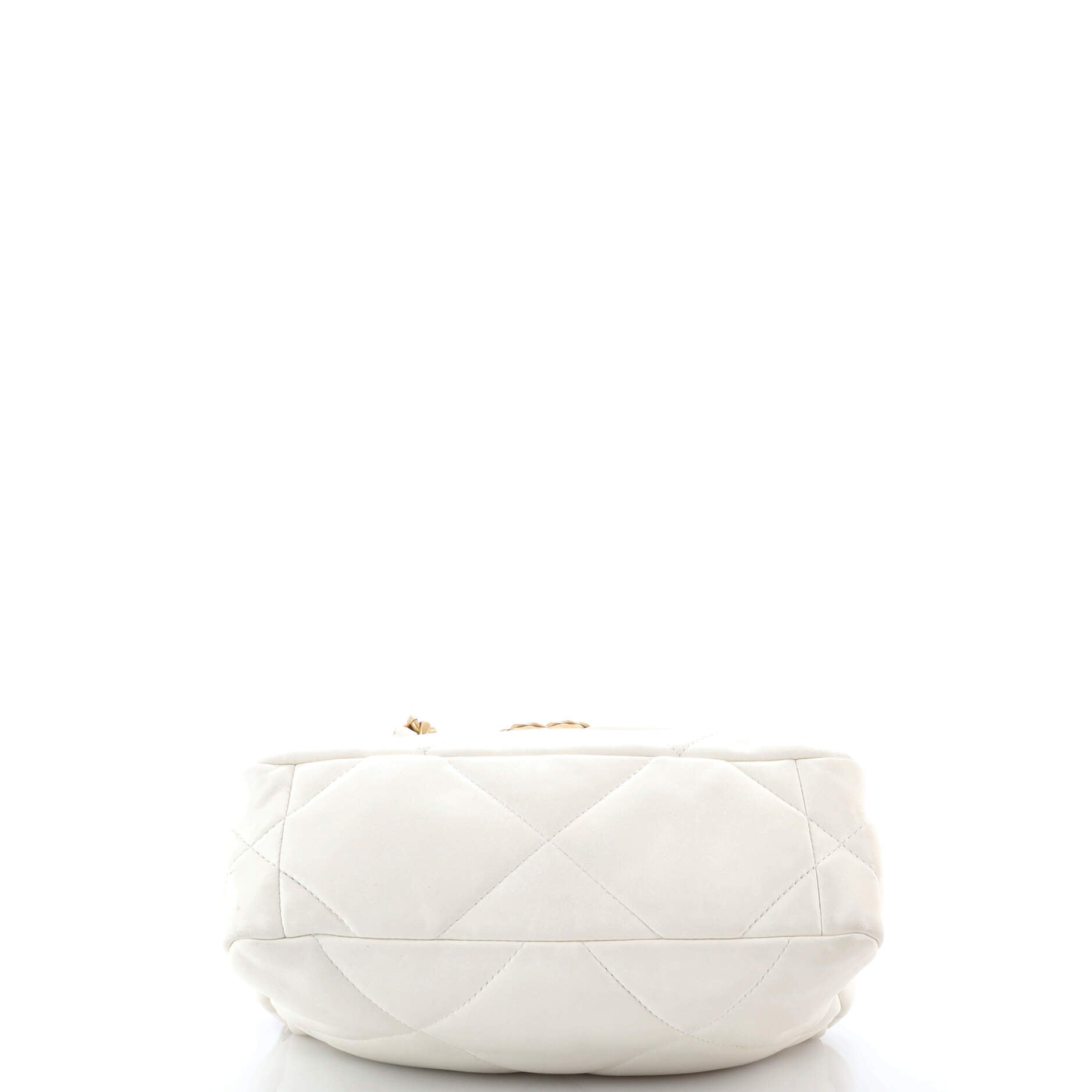 19 Flap Bag Quilted Leather Medium