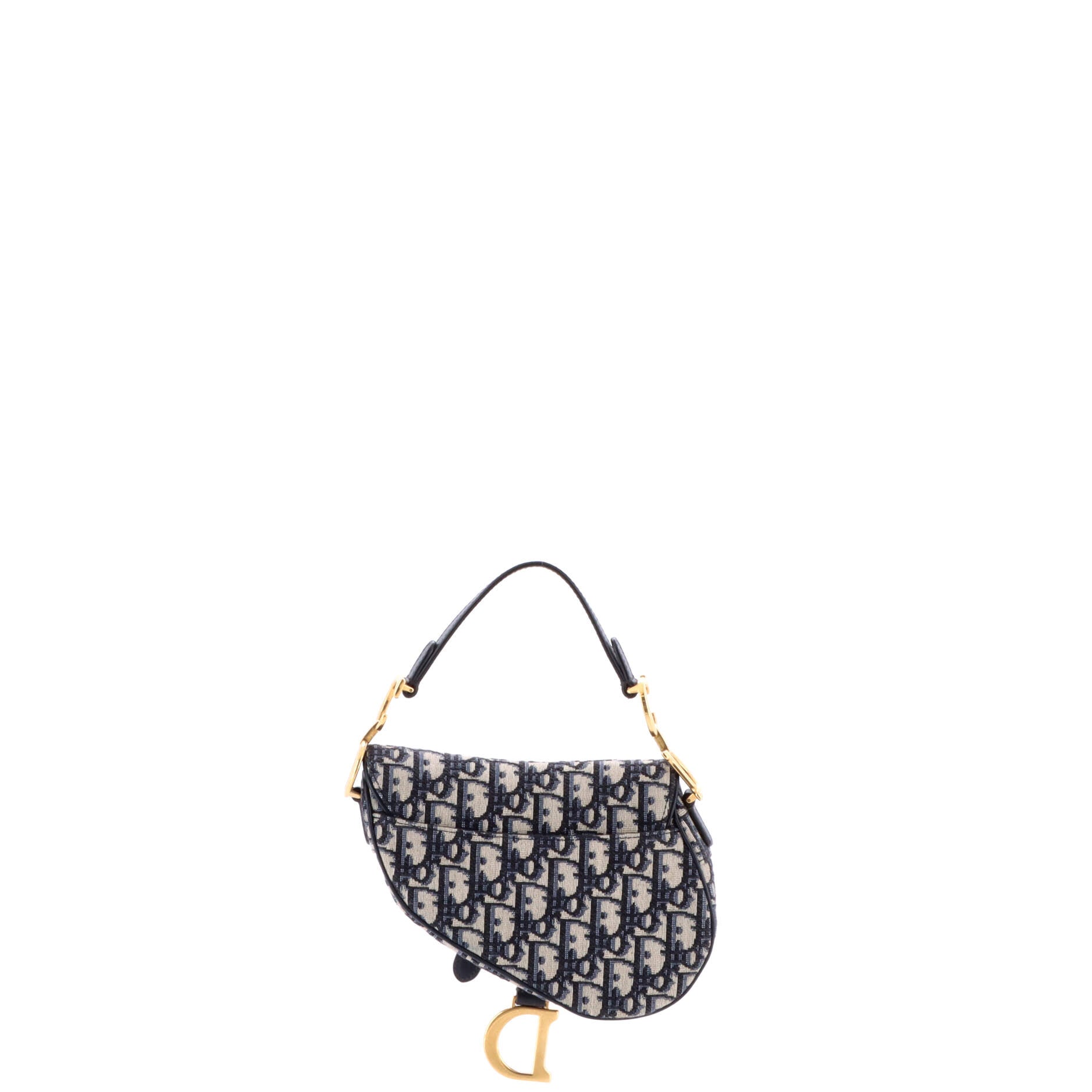 Saddle Handbag Oblique Canvas Mini