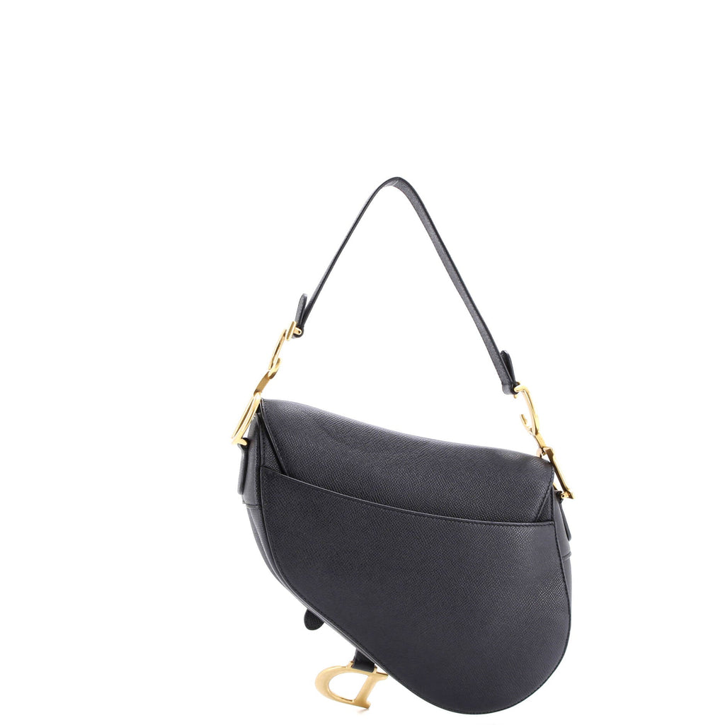 Saddle Handbag Leather Medium