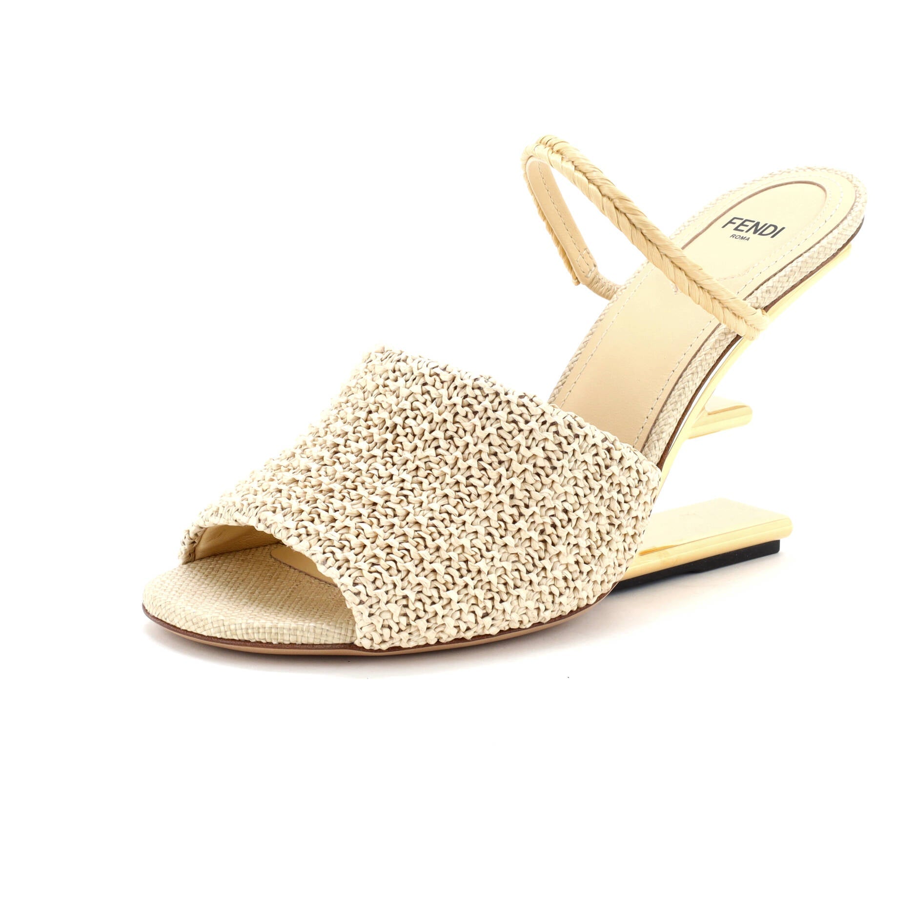 Women's First Heeled Sandals Raffia
