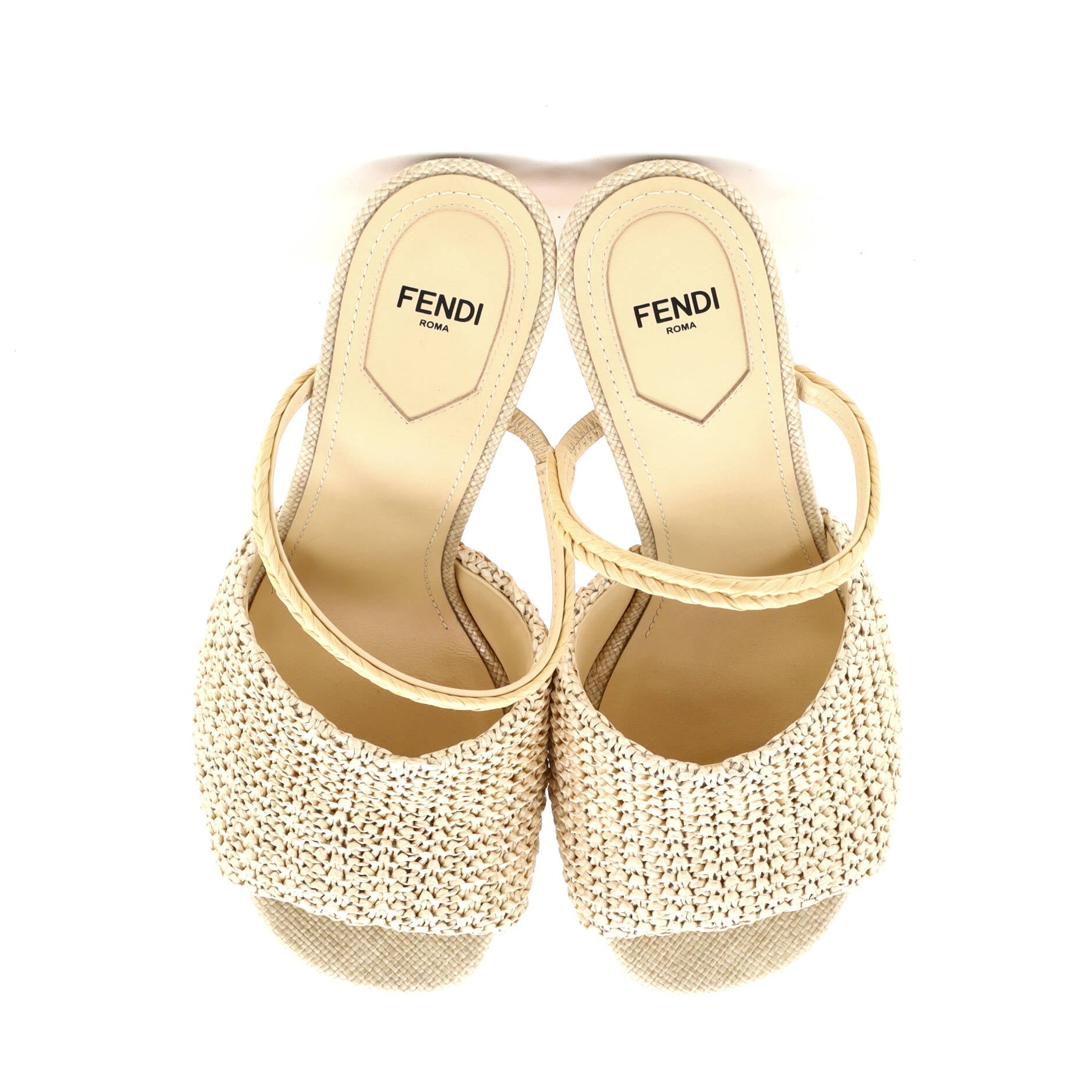Women's First Heeled Sandals Raffia