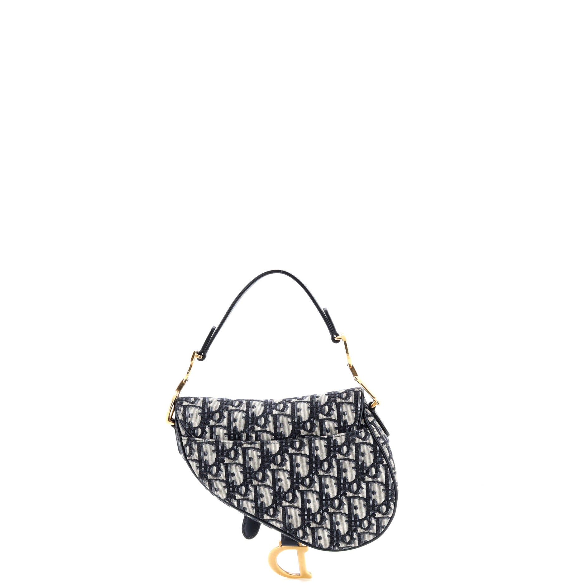 Saddle Handbag Oblique Canvas Mini