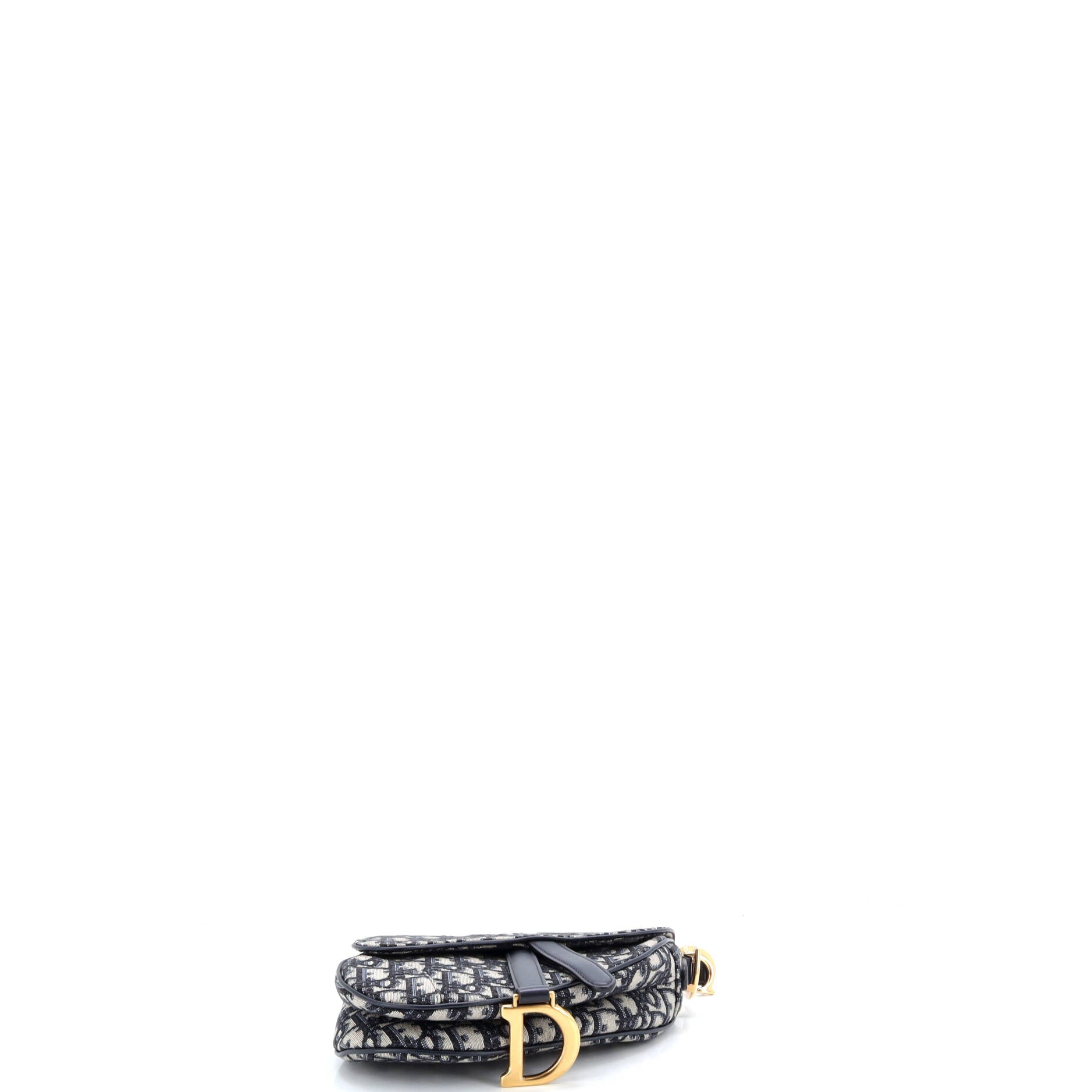 Saddle Handbag Oblique Canvas Mini