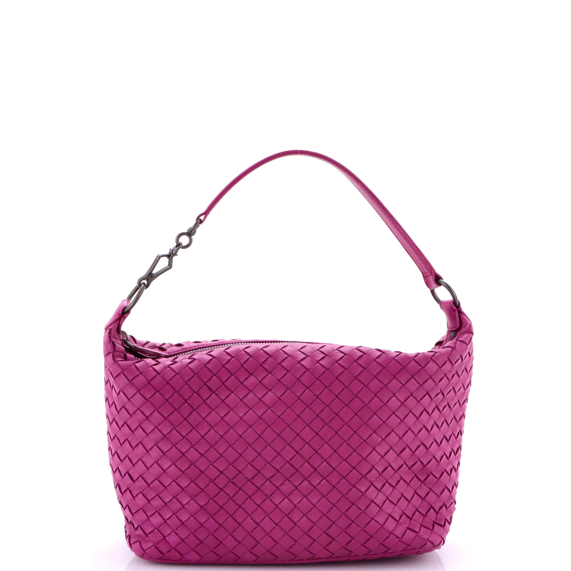 Zip Hobo Intrecciato Nappa Small